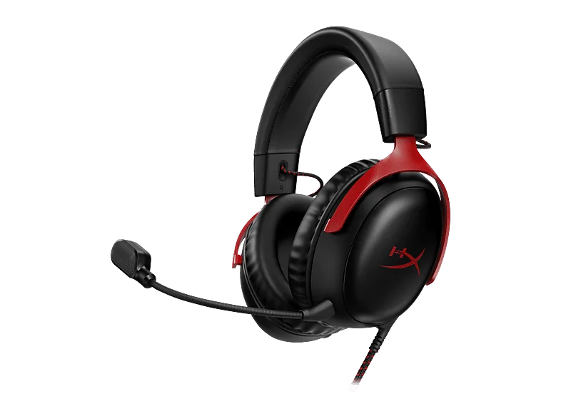 HYPERX Cloud III, Over-ear Gaming Headset Schwarz/Rot