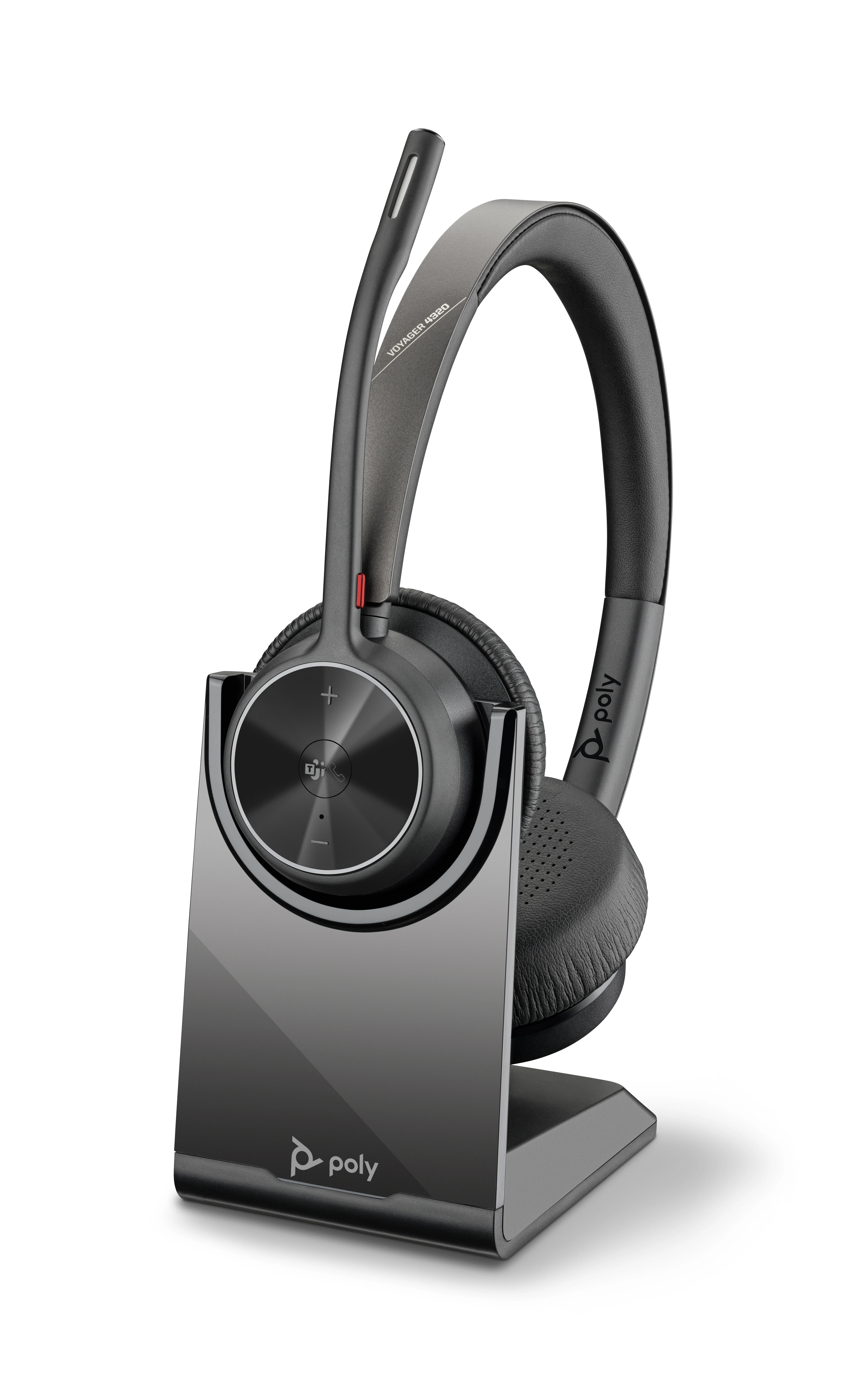 HP Poly VOYAGER 4320-M Microsoft Teams-zertifiziertes Headset mit Ladestation