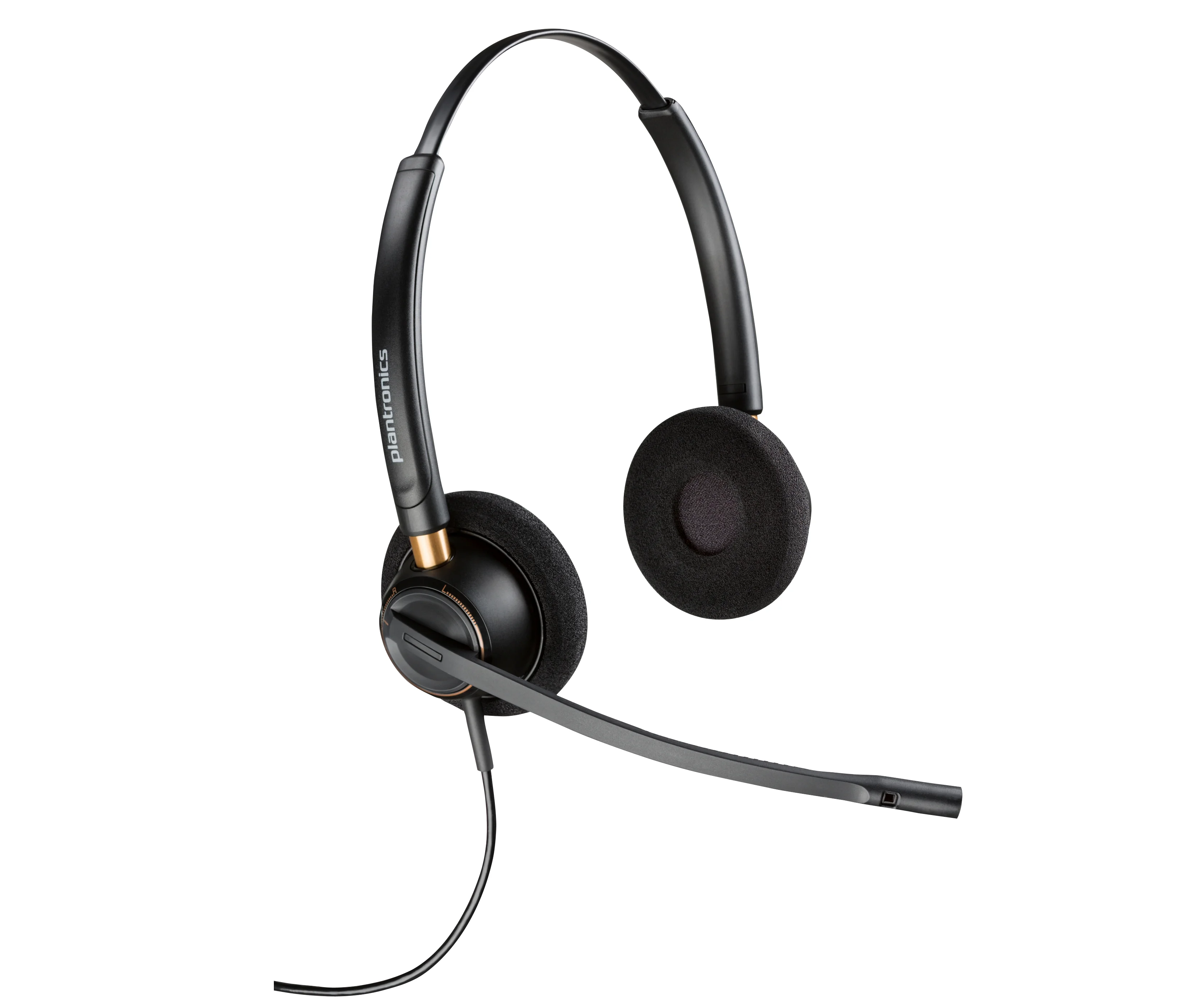 HP Poly EncorePro 520D Binaurales digitales Headset mit Quick Disconnect TAA