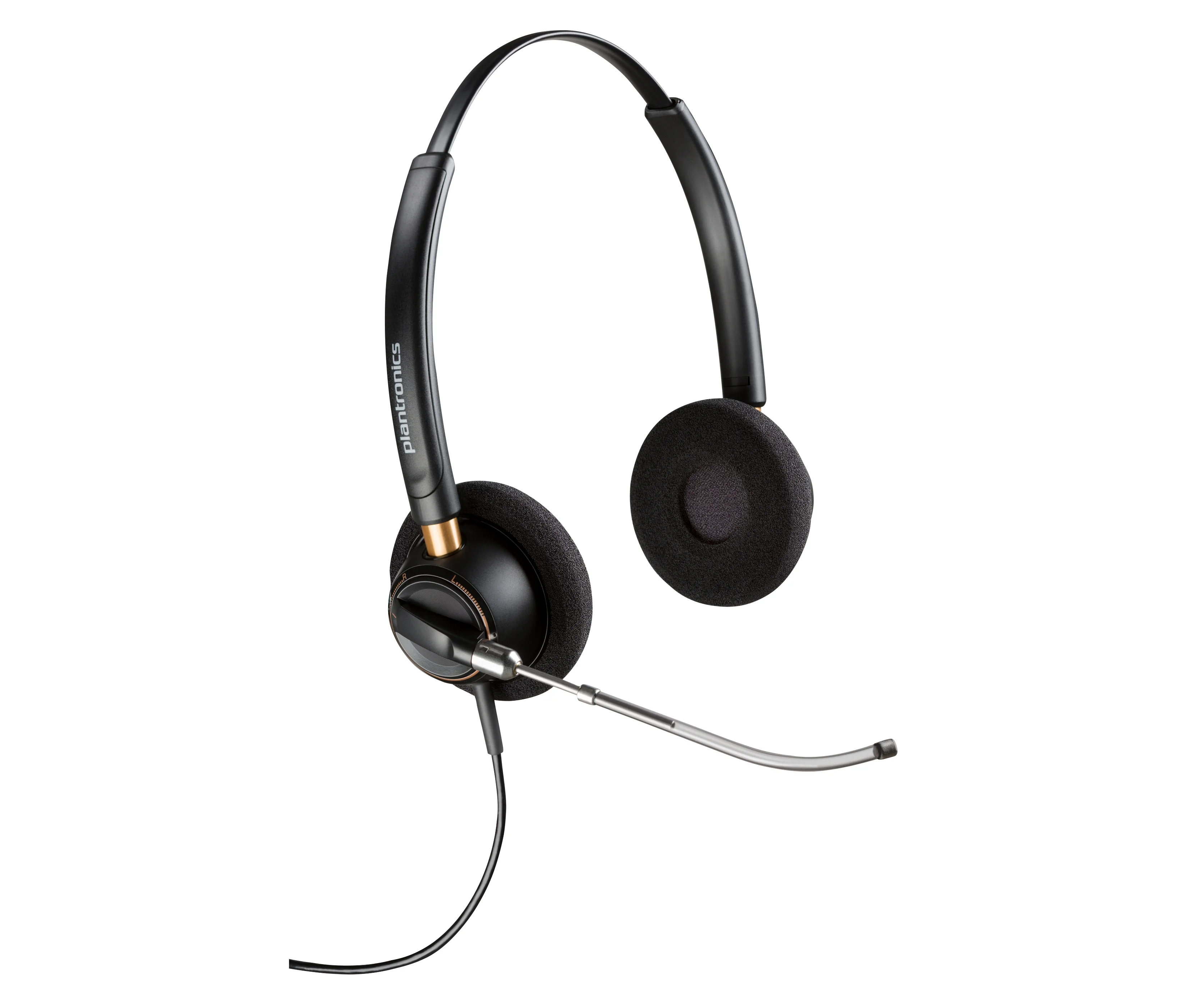 HP Poly EncorePro 520V Binaurales Headset-Sprachrohr + Quick Disconnect