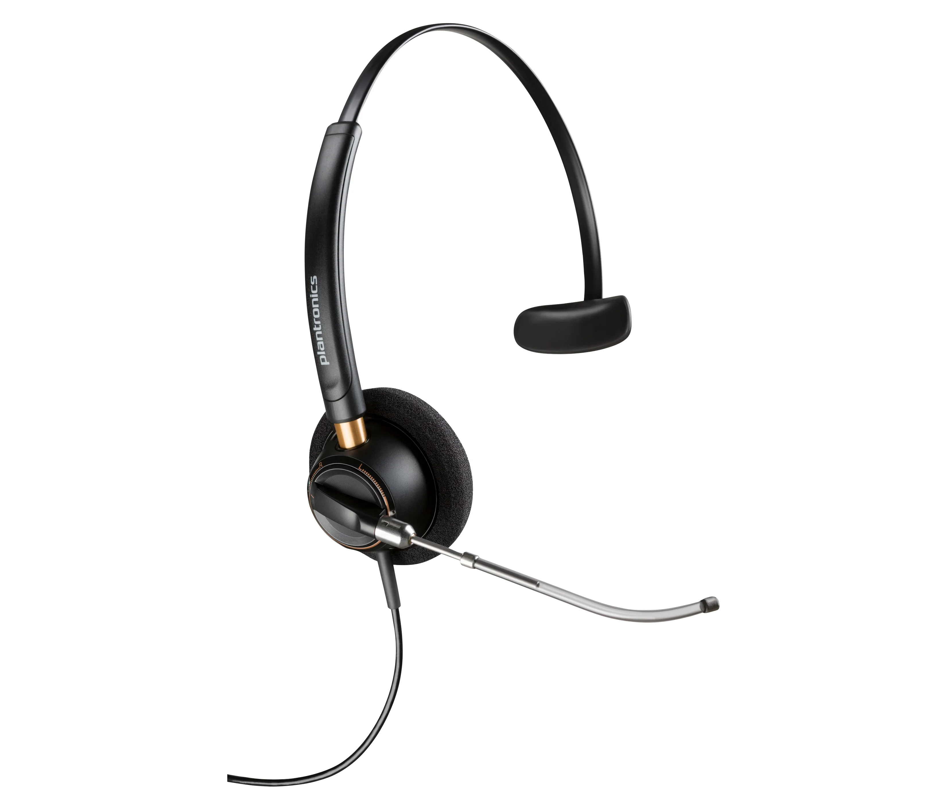 HP Poly EncorePro 510V Monaurales Headset-Sprachrohr + Quick Disconnect