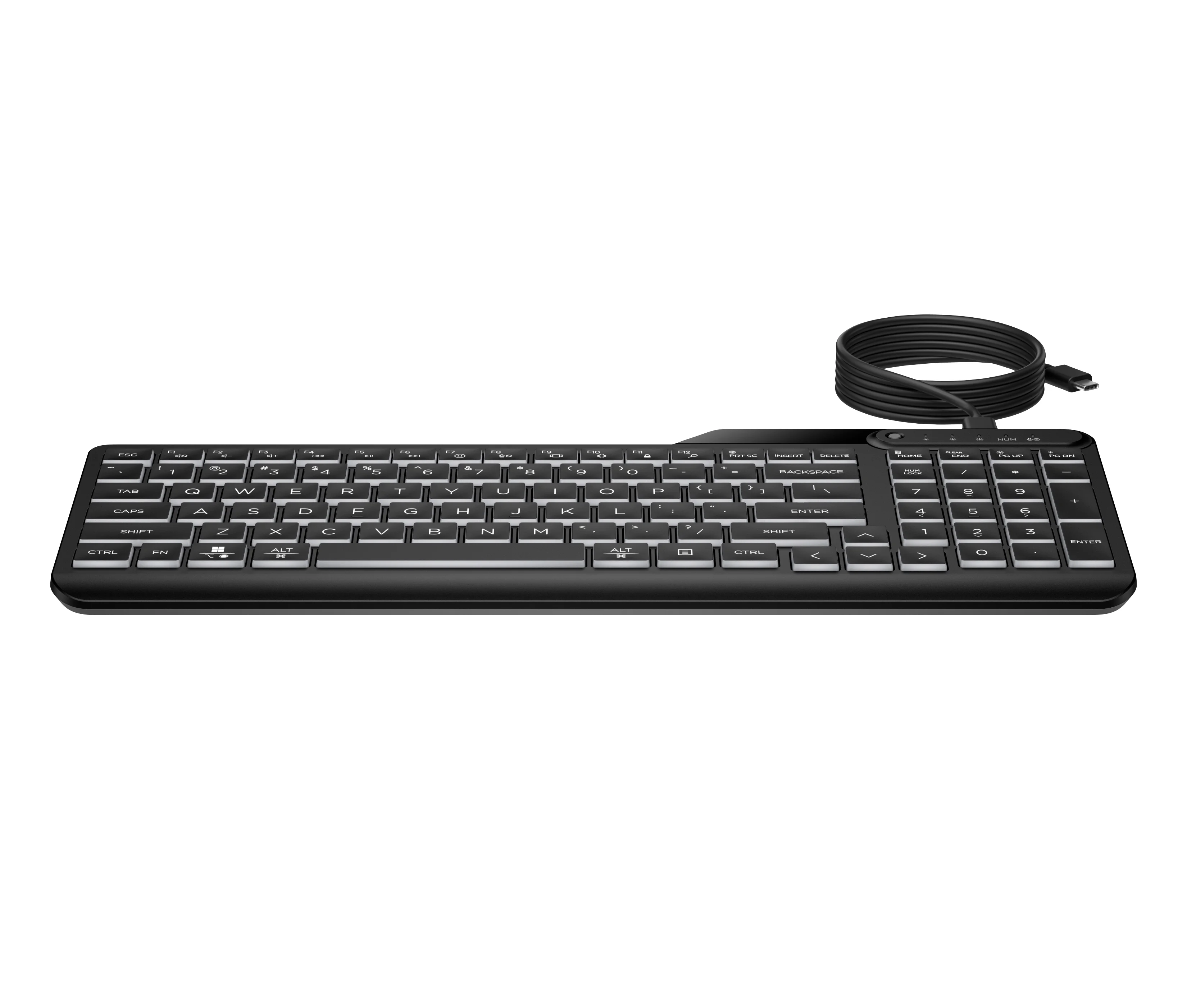 HP 400 Kabelgebundene Tastatur mit Hintergrundbeleuchtung