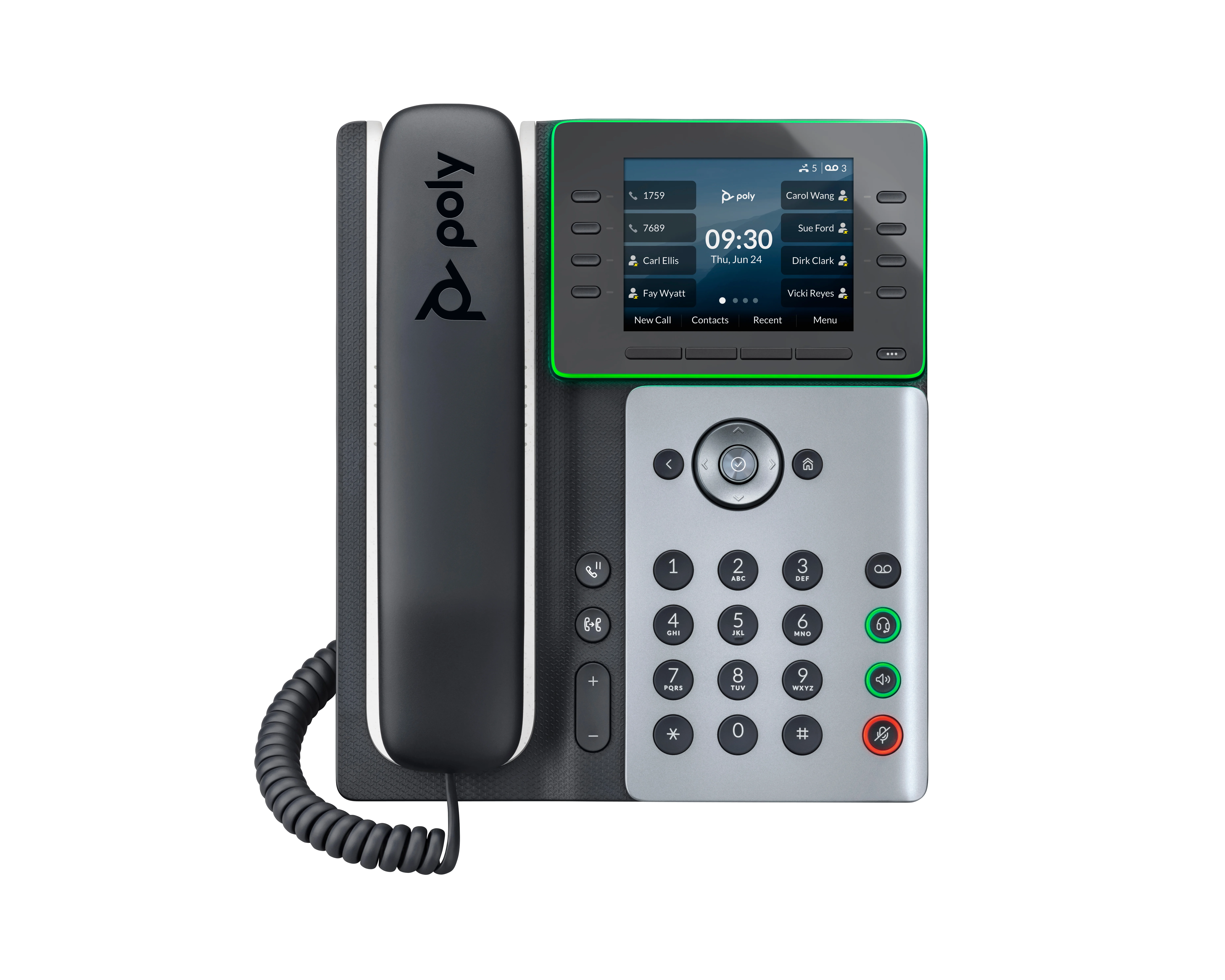 HP Poly Edge E320 IP Telefon und PoE-fähig