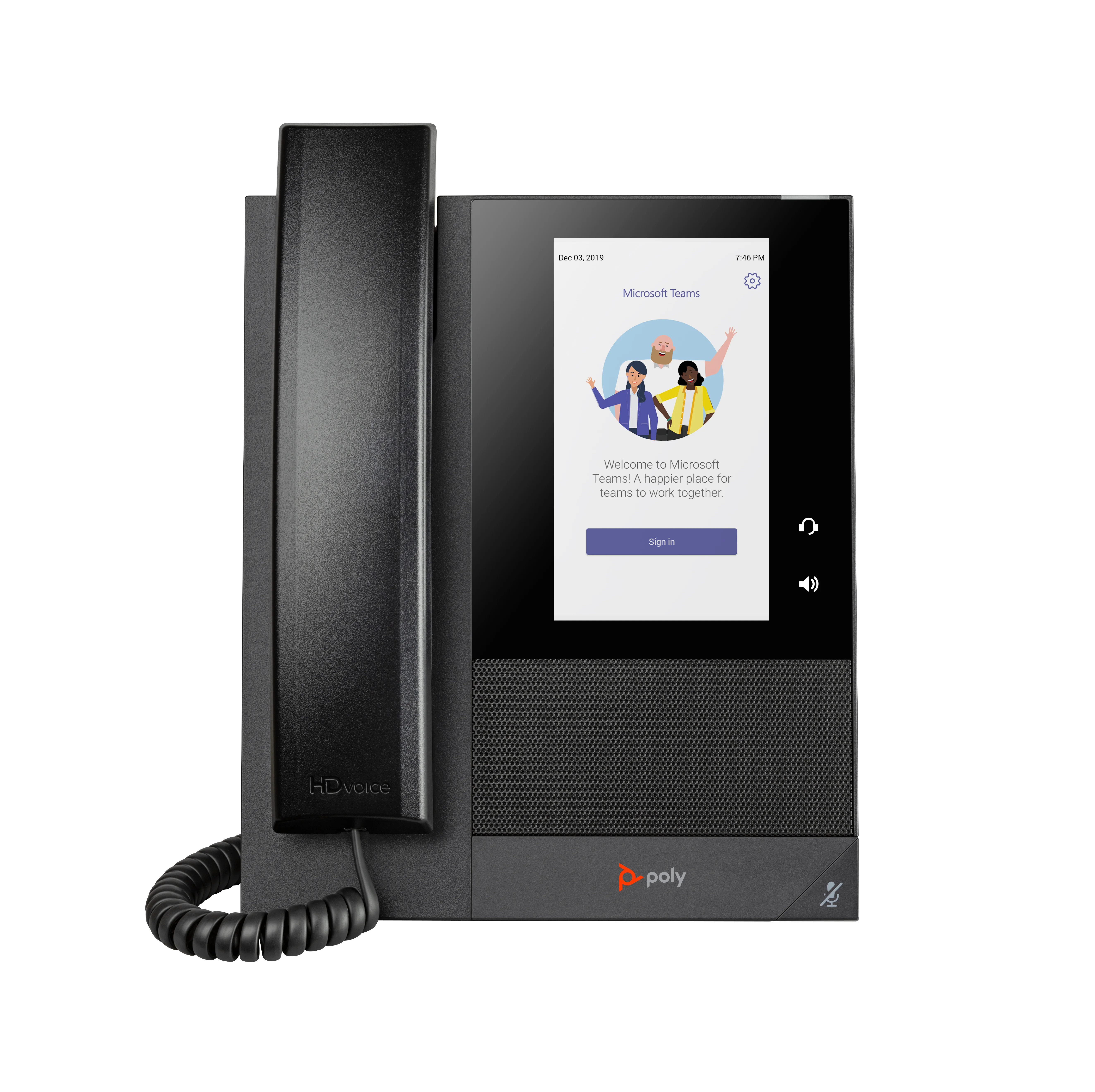 HP Poly CCX 400 Business-Medientelefon für Microsoft Teams und PoE-fähig