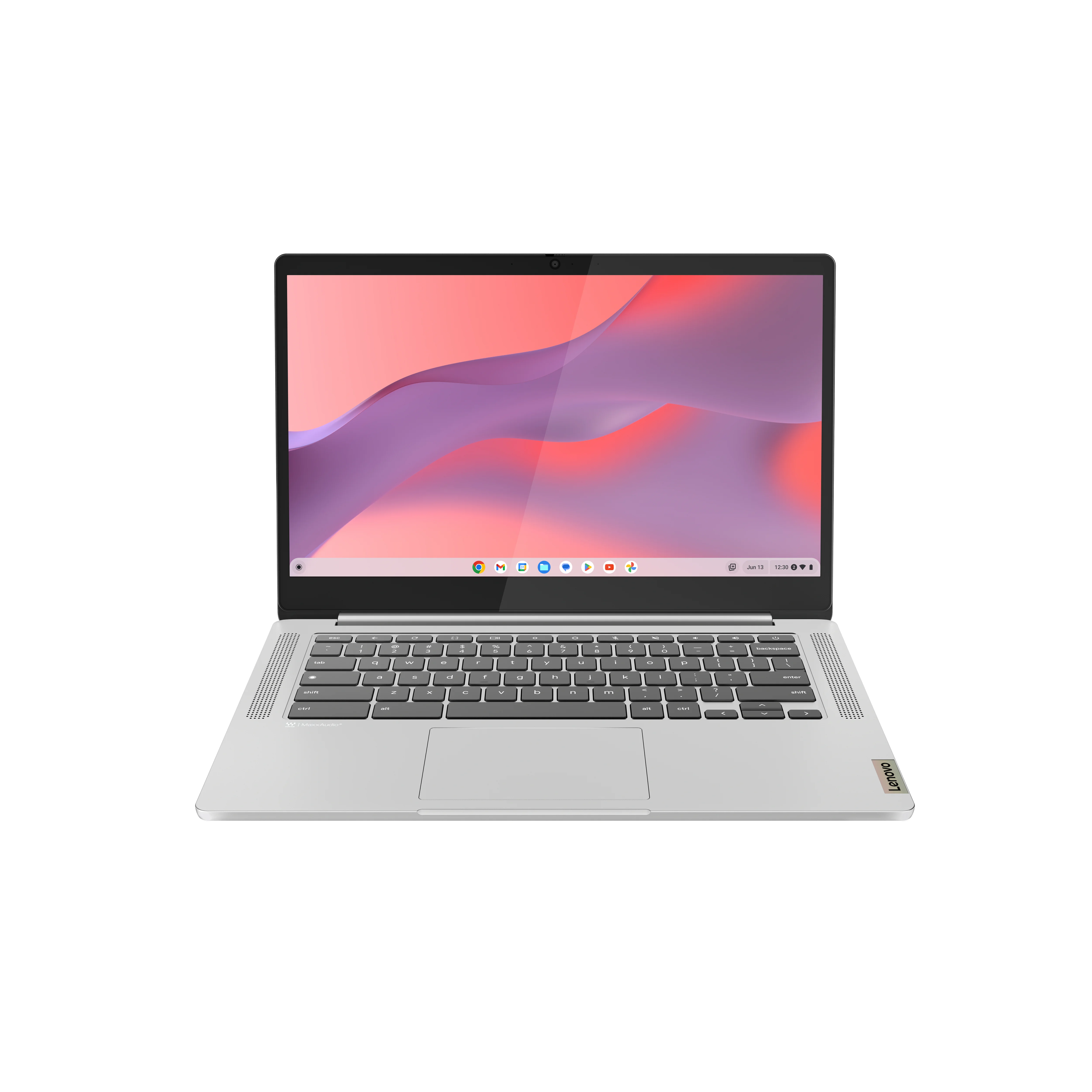Lenovo IdeaPad Slim 3 Chrome 14M868 MediaTek Kompanio 520 Chromebook 35,6 cm (14") Full HD 4 GB LPDDR4x-SDRAM 128 GB eMMC Wi-Fi 6 (802.11ax) ChromeOS Grau Deutsch
