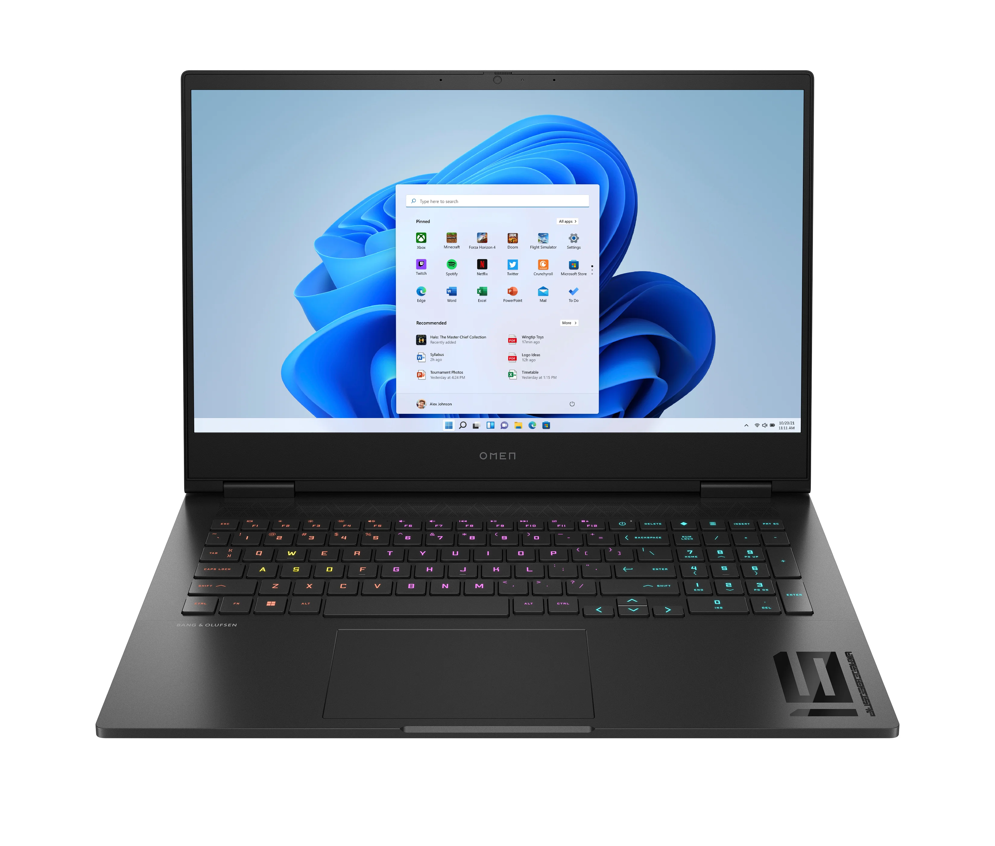 HP OMEN 16-wf1373ng Intel® Core™ i7 i7-14700HX Laptop 40,9 cm (16.1") Full HD 16 GB DDR5-SDRAM 1 TB SSD NVIDIA GeForce RTX 4070 Wi-Fi 6E (802.11ax) Windows 11 Home Schwarz