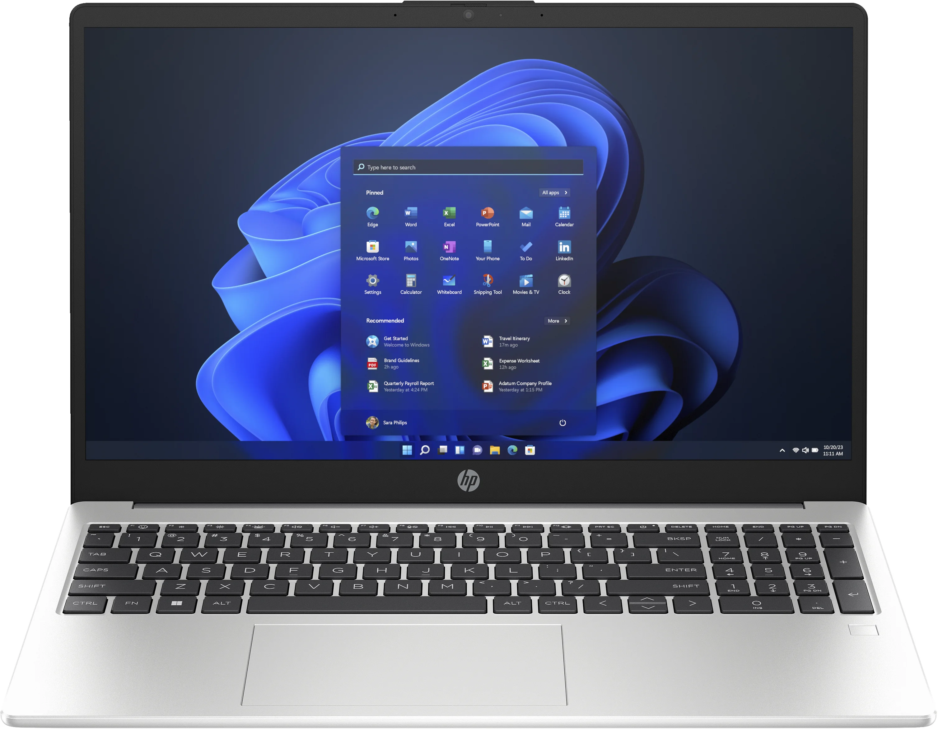 HP 250 G10 Intel® Core™ i5 i5-1334U Laptop 39,6 cm (15.6") Full HD 16 GB DDR4-SDRAM 512 GB SSD Wi-Fi 6 (802.11ax) Windows 11 Home Silber