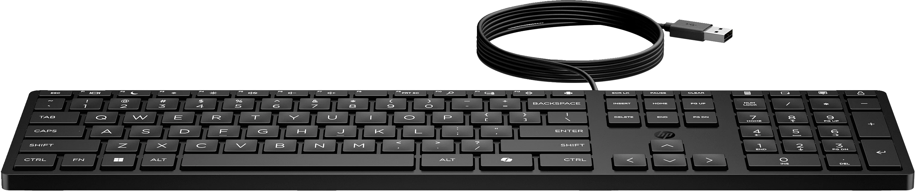 HP 320K-Tastatur für Desktop-PC, kabelgebunden