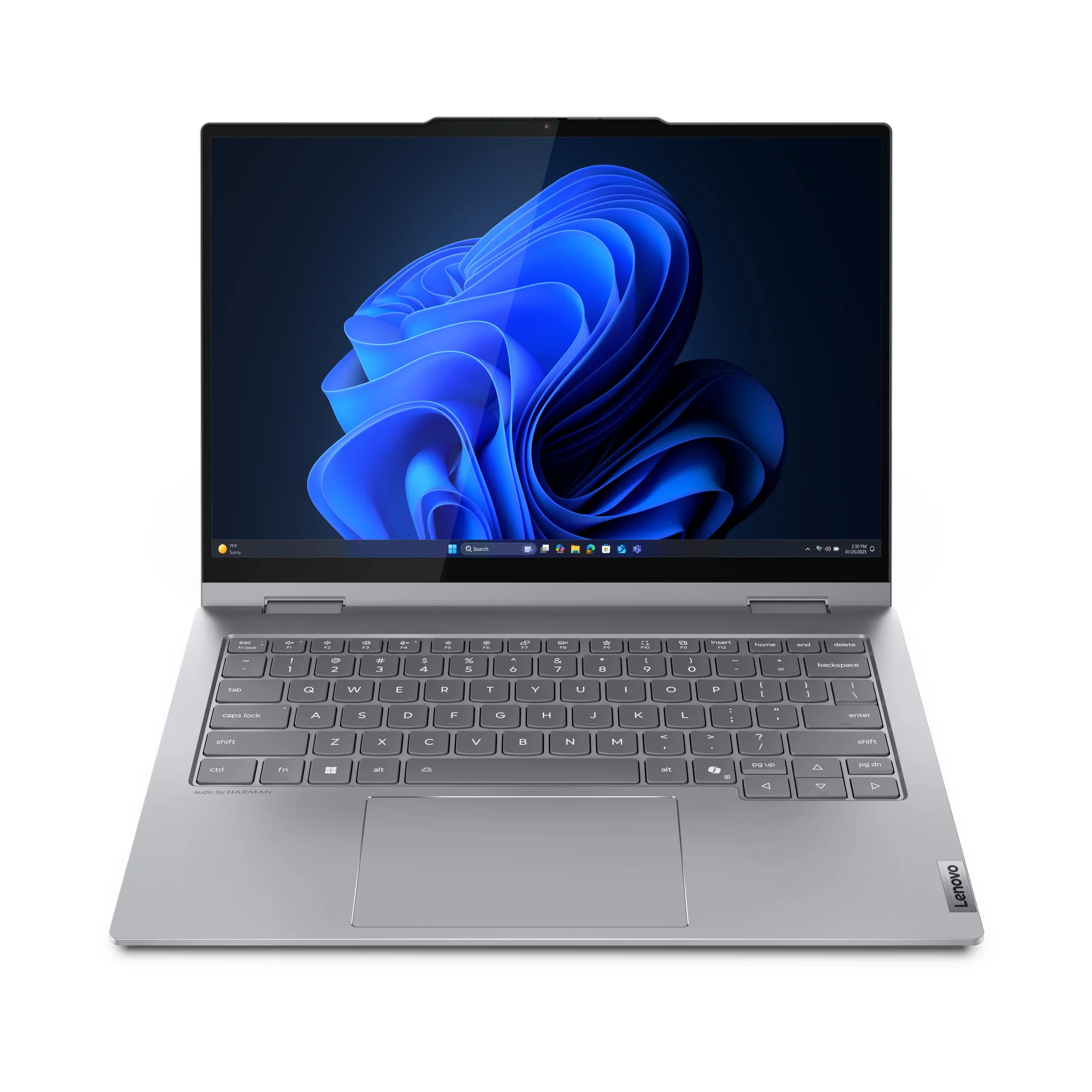 Lenovo ThinkBook 14 2-in-1 G5 IAU Intel Core Ultra 5 225U Hybrid (2-in-1) 35,6 cm (14") Touchscreen WUXGA 16 GB DDR5-SDRAM 512 GB SSD Wi-Fi 6E (802.11ax) Windows 11 Pro Grau Deutsch