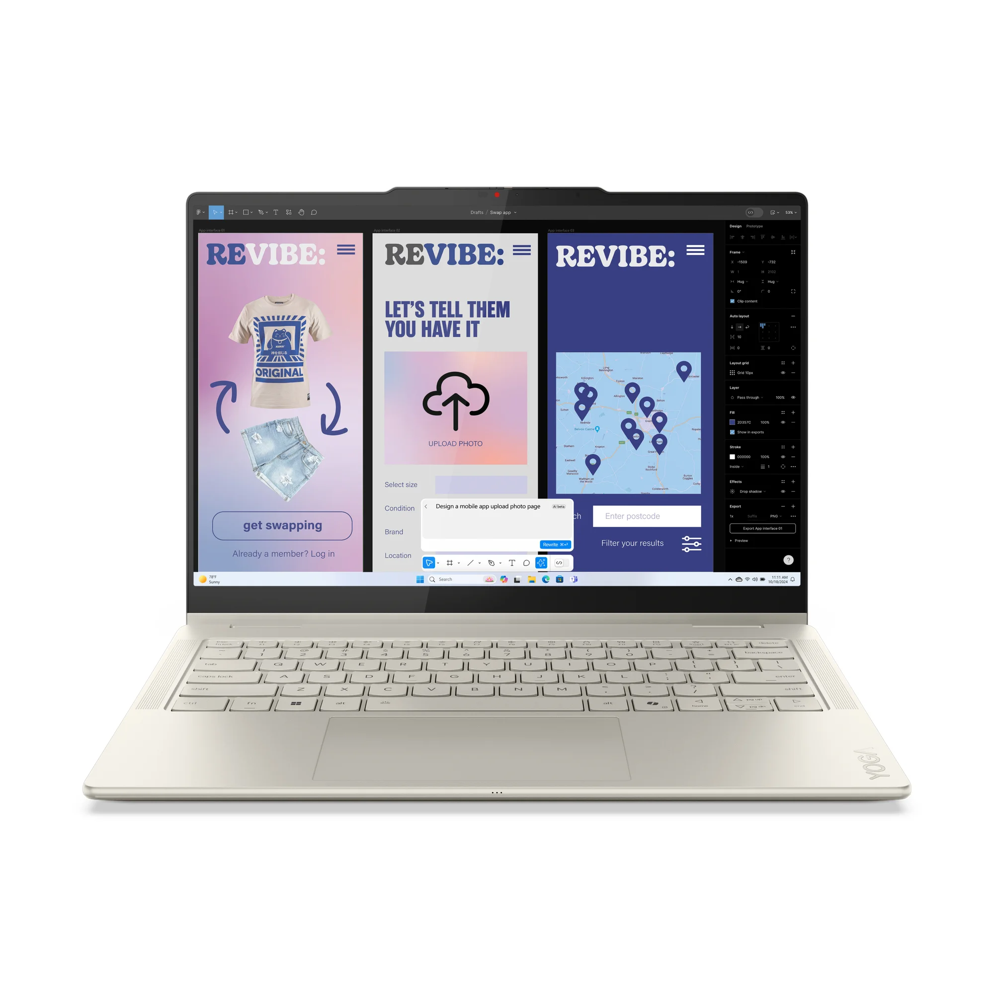 Lenovo Yoga 7 2-in-1 14ILL10 Copilot+ PC Intel Core Ultra 5 226V Hybrid (2-in-1) 35,6 cm (14") Touchscreen WUXGA 16 GB LPDDR5x-SDRAM 1 TB SSD Wi-Fi 7 (802.11be) Windows 11 Home Grau Deutsch