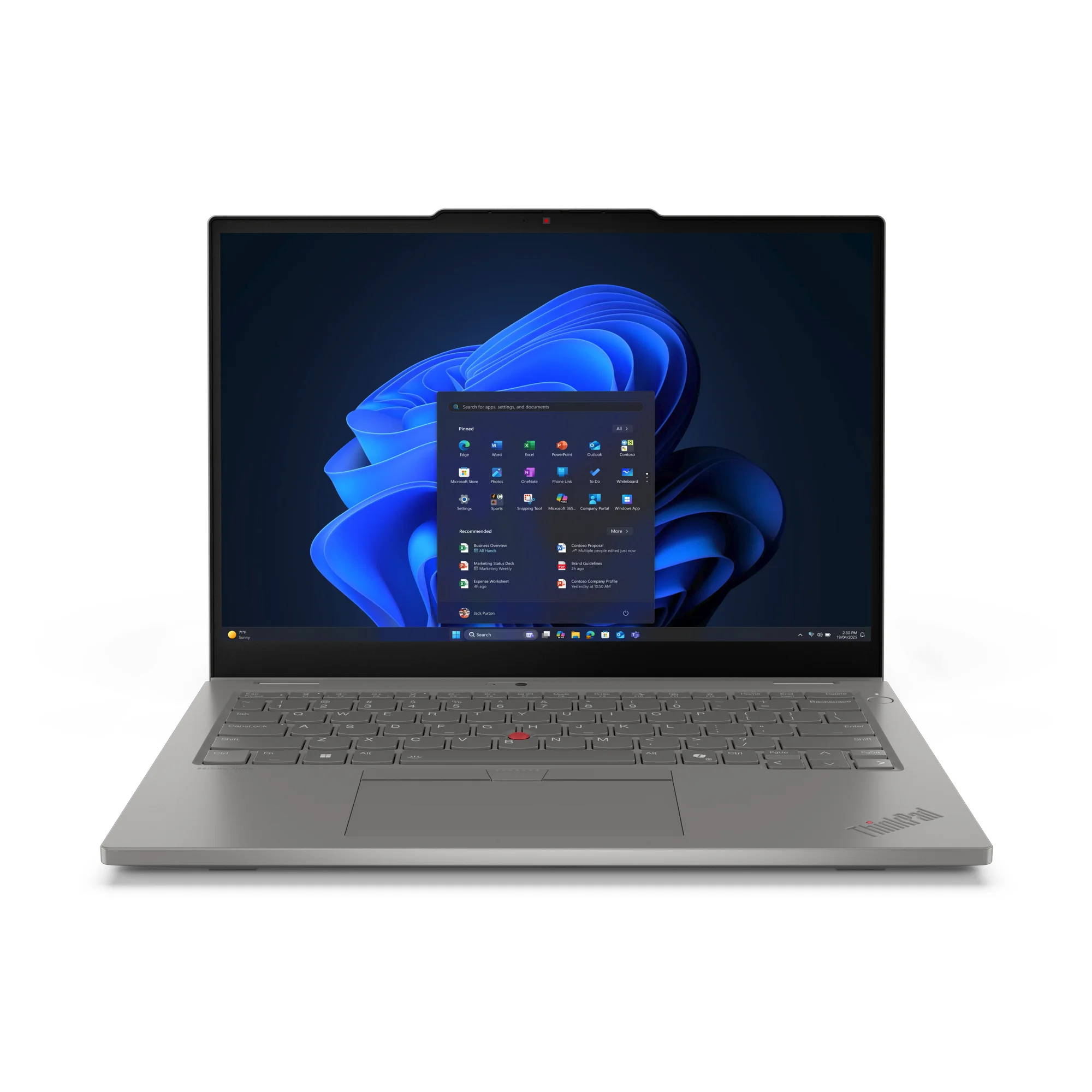 Lenovo ThinkPad L13 2-in-1 Gen 6 (Intel) Intel Core Ultra 5 225U Hybrid (2-in-1) 33,8 cm (13.3") Touchscreen WUXGA 16 GB LPDDR5x-SDRAM 512 GB SSD Wi-Fi 6E (802.11ax) Windows 11 Pro Deutsch Grau