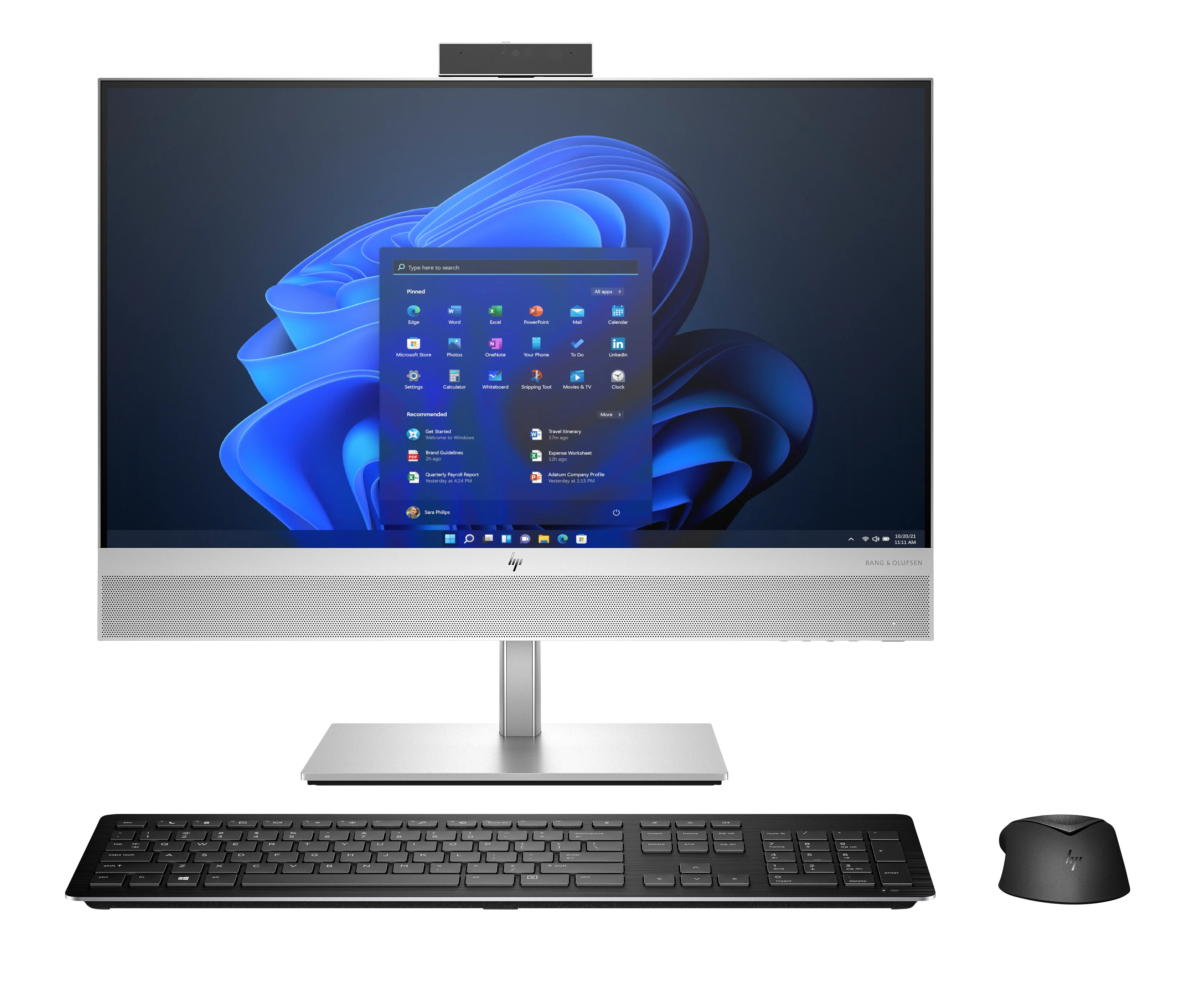 HP EliteOne 840 G9 Intel® Core™ i5 i5-14500 60,5 cm (23.8") 1920 x 1080 Pixel All-in-One-PC 16 GB DDR5-SDRAM 512 GB SSD Windows 11 Pro Wi-Fi 6E (802.11ax) Silber