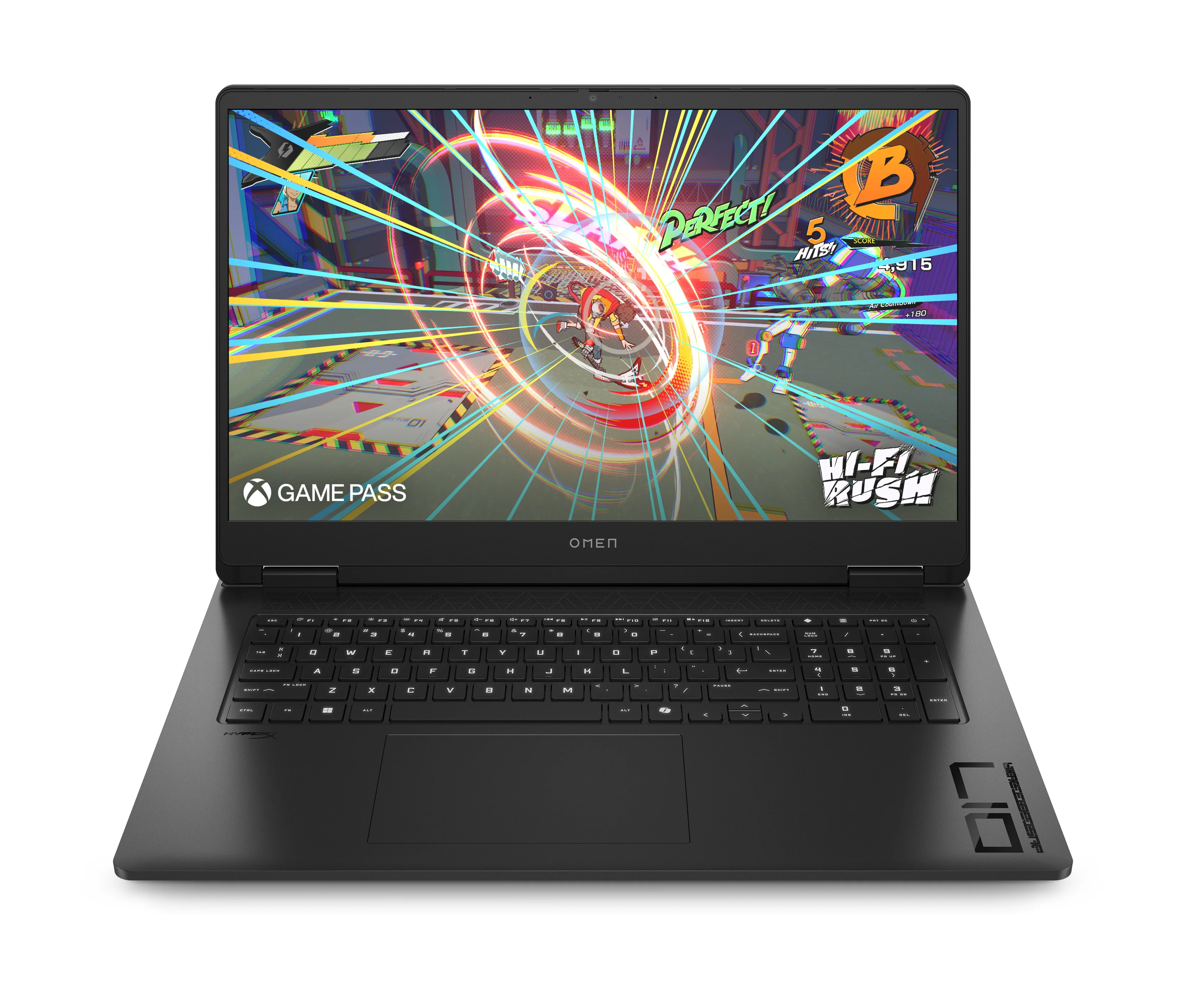 OMEN by HP OMEN 17-db0453ng AMD Ryzen™ 5 8645HS Laptop 43,9 cm (17.3") Full HD 16 GB DDR5-SDRAM 1 TB SSD NVIDIA GeForce RTX 4060 Wi-Fi 6 (802.11ax) FreeDOS Schwarz