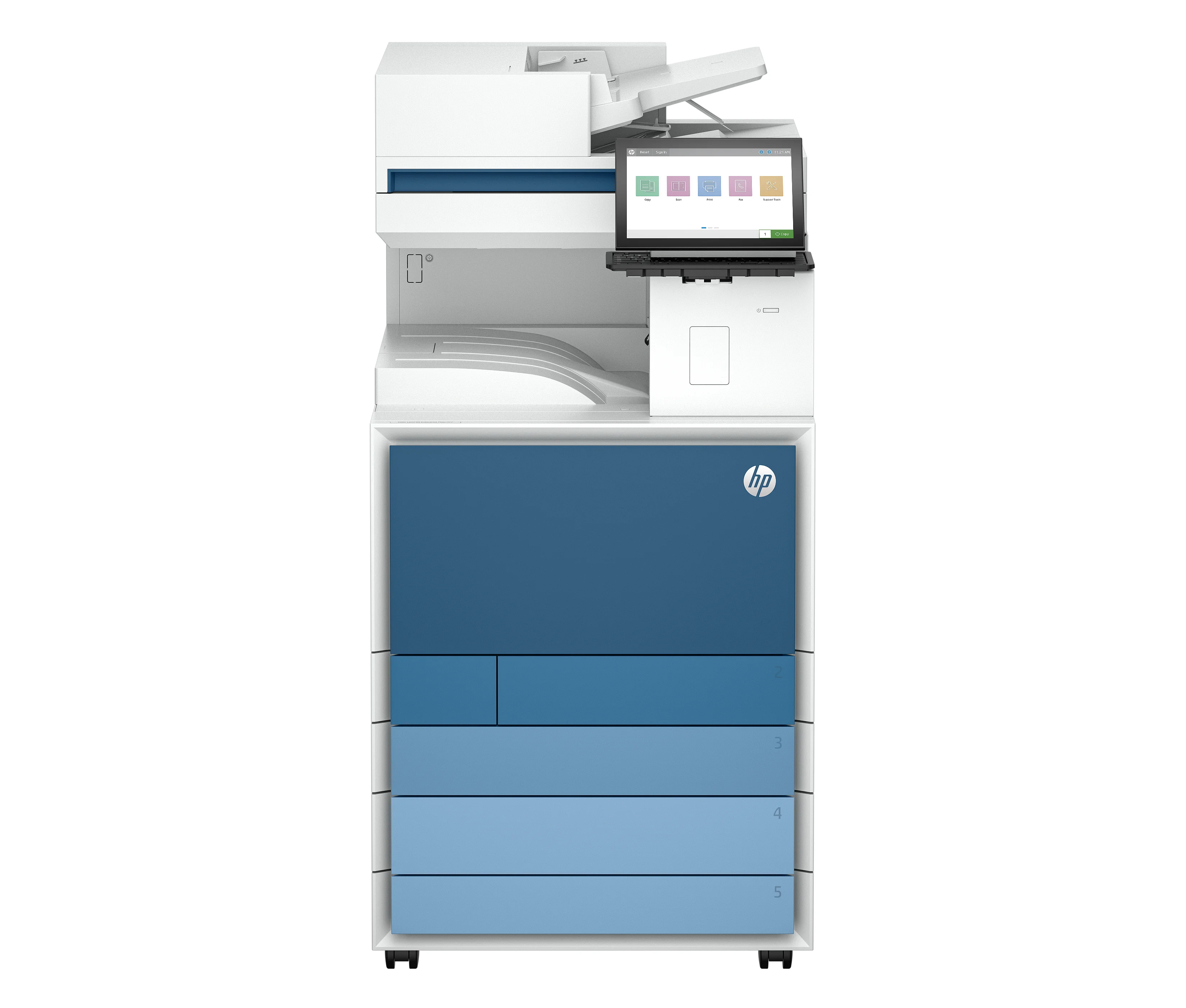 HP LaserJet Enterprise 8801z Multifunction Farbe Drucker, Nur Ethernet; Duplex; Kopierer, Scanner