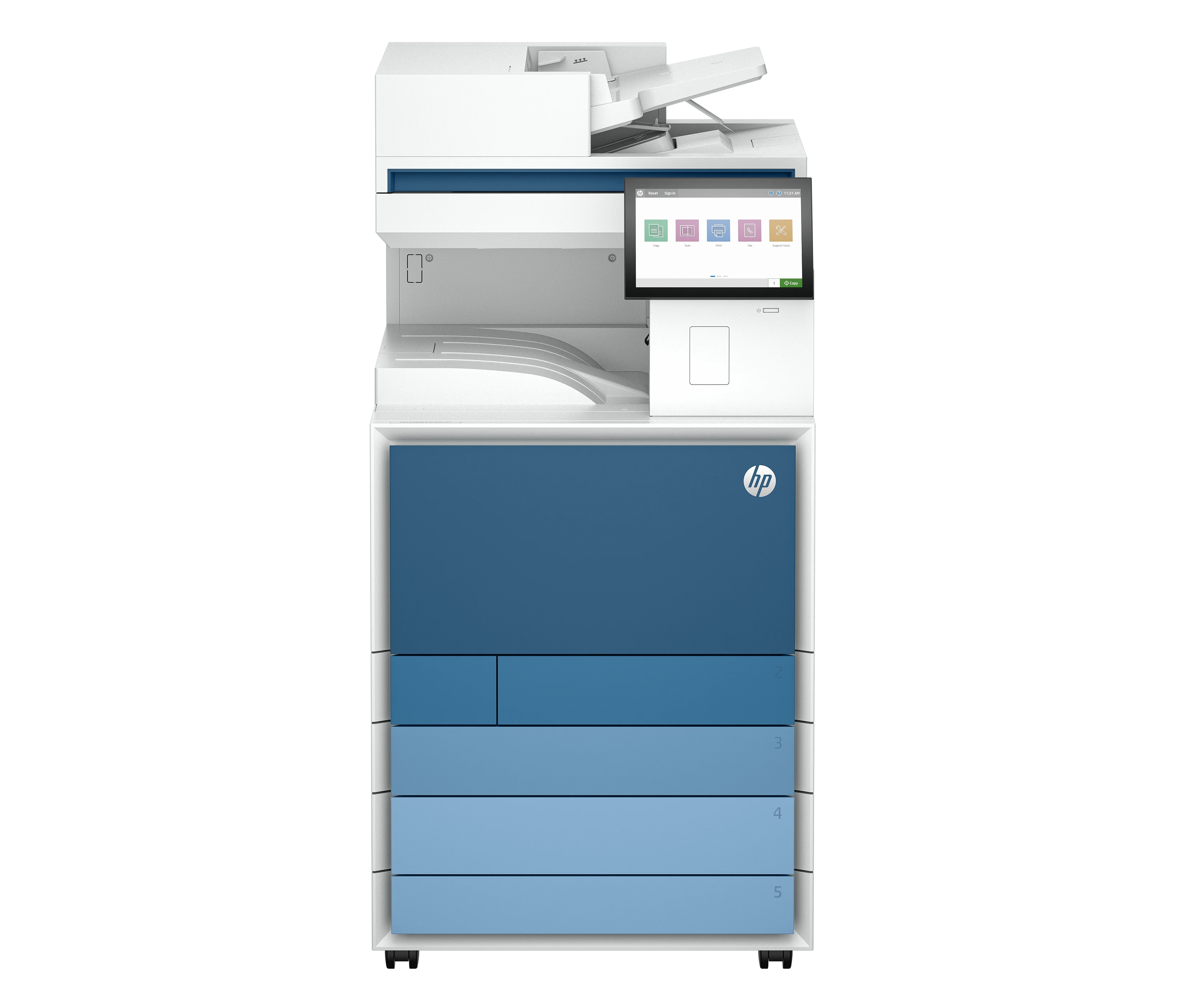 HP LaserJet Enterprise 8801dn Multifunction Farbe Drucker, Nur Ethernet; Duplex; Kopierer, Scanner