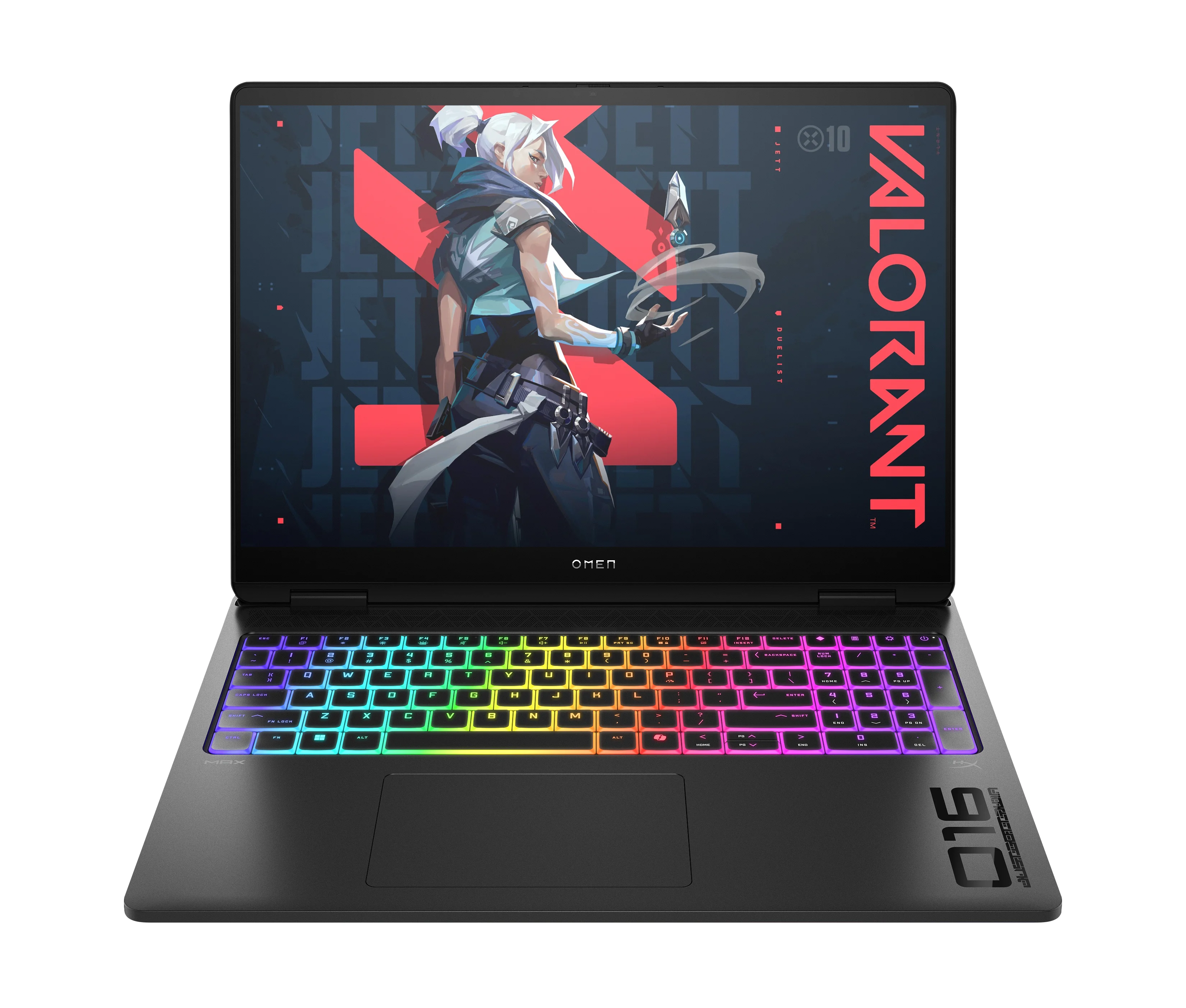 HP OMEN MAX 16-ah0393ng Intel Core Ultra 9 275HX Laptop 40,6 cm (16") WQXGA 32 GB DDR5-SDRAM 1 TB SSD NVIDIA GeForce RTX 5080 Wi-Fi 7 (802.11be) Windows 11 Home AI PC Schwarz