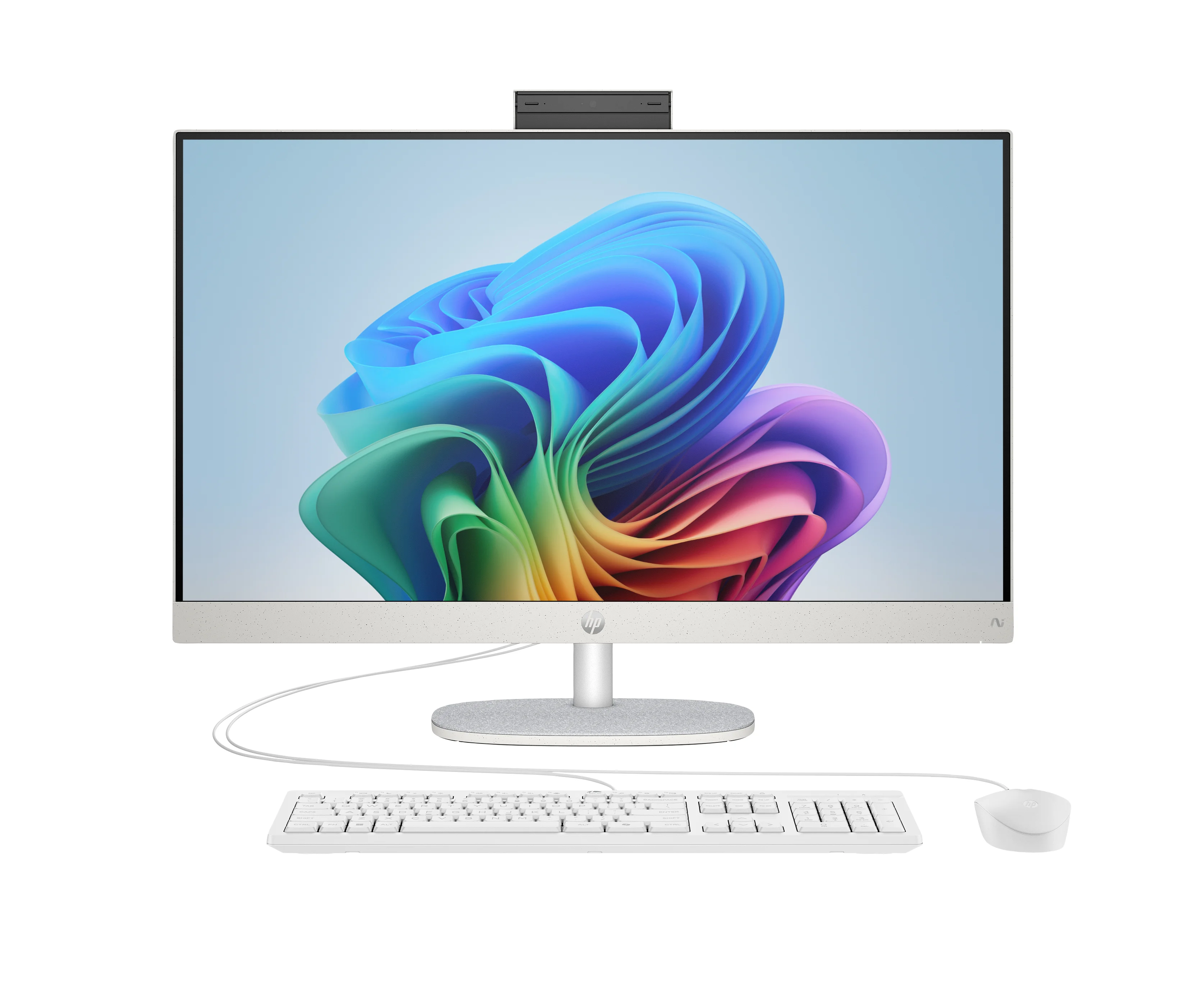 HP 27-ct2473ng Next Gen AI PC Copilot+ PC AMD Ryzen AI 7 350 68,6 cm (27") 1920 x 1080 Pixel All-in-One-PC 16 GB DDR5-SDRAM 512 GB SSD Windows 11 Home Wi-Fi 6 (802.11ax) Weiß