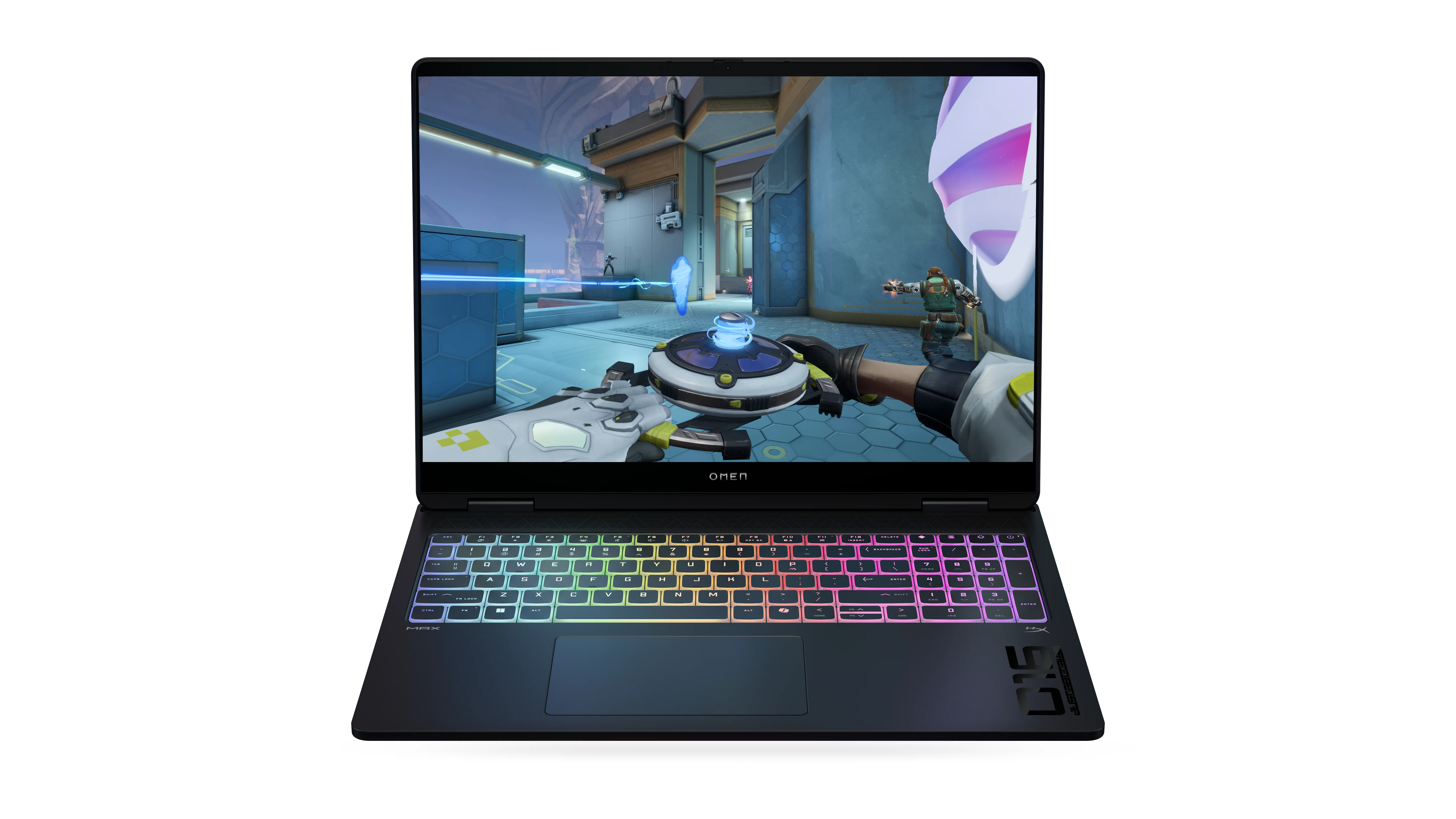 HP OMEN MAX Gaming 16-ak0097ng Copilot+ PC AMD Ryzen AI 9 375 Laptop 40,6 cm (16") WQXGA 32 GB DDR5-SDRAM 1 TB SSD NVIDIA GeForce RTX 5080 Wi-Fi 7 (802.11be) Windows 11 Home Schwarz