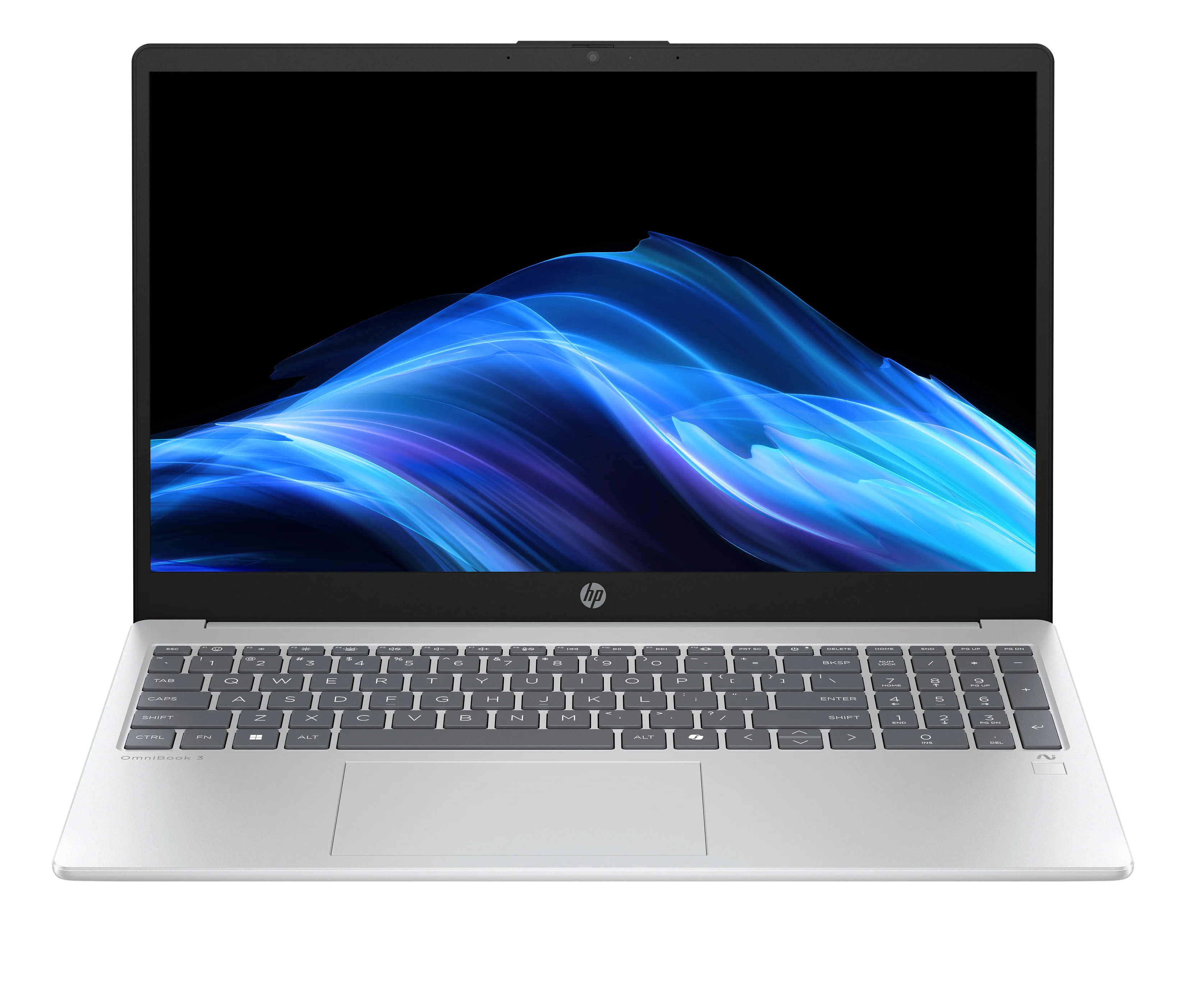 HP OmniBook 3 NGAI OmniBook 3 Next Gen AI 15-fn0655ng Copilot+ PC AMD Ryzen AI 5 340 Laptop 39,6 cm (15.6") Full HD 16 GB DDR5-SDRAM 1 TB SSD Wi-Fi 6 (802.11ax) Windows 11 Home Silber