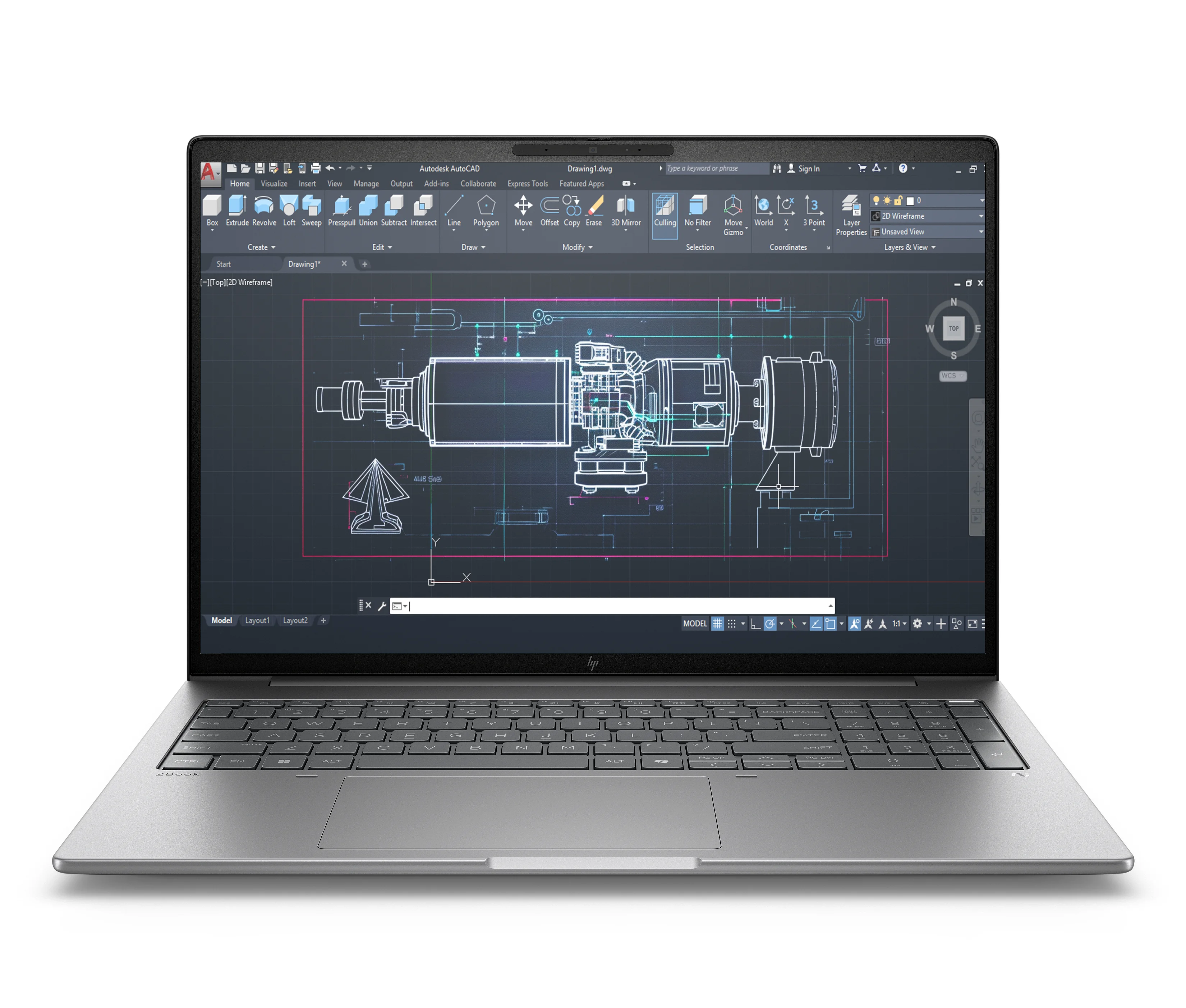 HP ZBook 8 G1i Intel Core Ultra 7 255H Mobiler Arbeitsplatz 40,6 cm (16") Touchscreen WUXGA 32 GB DDR5-SDRAM 1 TB SSD NVIDIA RTX 500 Ada Wi-Fi 7 (802.11be) Windows 11 Pro AI Workstation, AI PC Silber