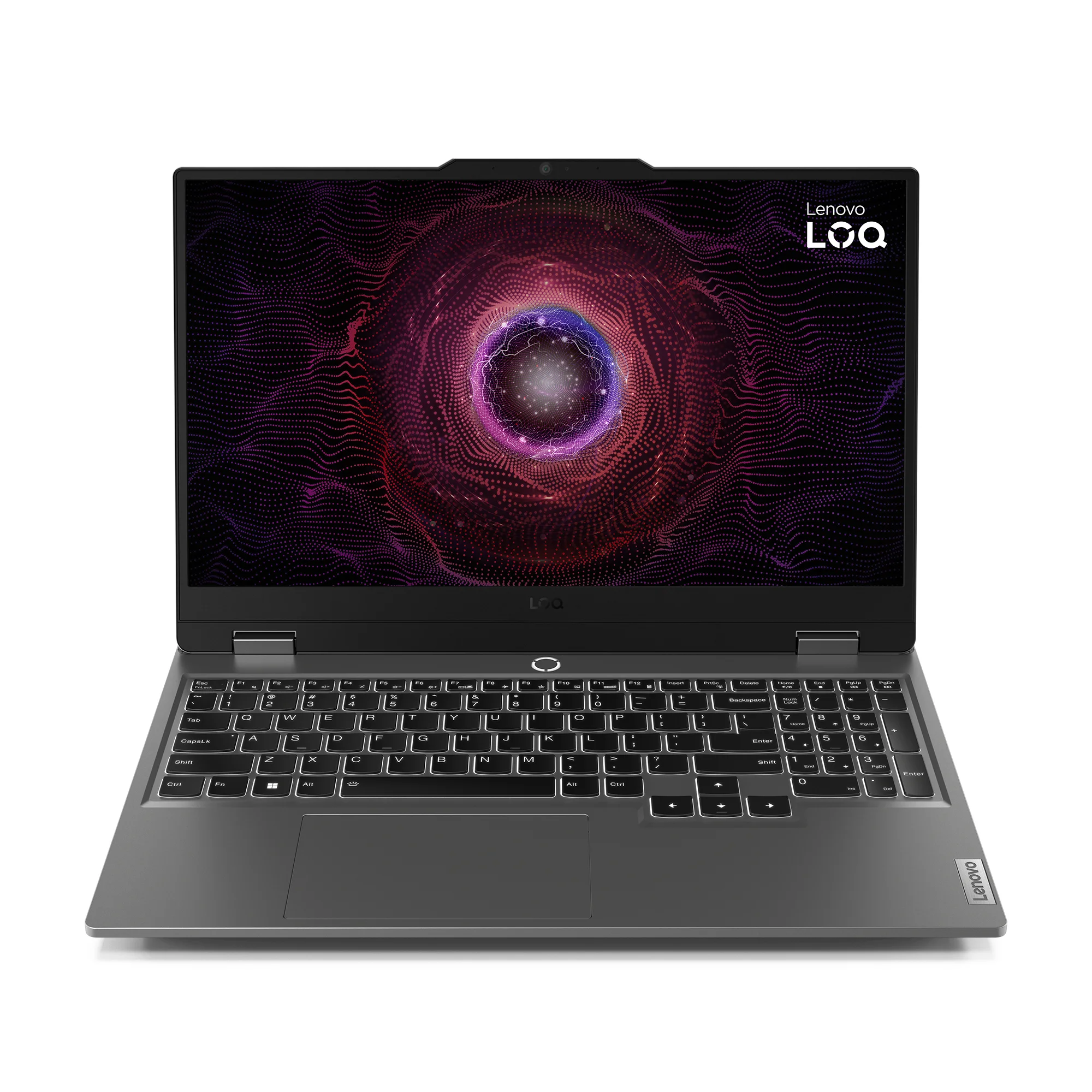 Lenovo LOQ 15ARP9 AMD Ryzen™ 5 7235HS Laptop 39,6 cm (15.6") Full HD 16 GB DDR5-SDRAM 512 GB SSD NVIDIA GeForce RTX 4050 Wi-Fi 6 (802.11ax) Windows 11 Home Grau Englisch