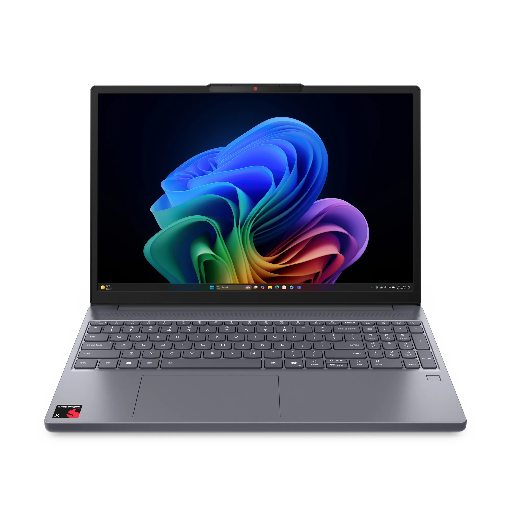 Lenovo IdeaPad Slim 3 15Q8X10 Copilot+ PC Snapdragon X1-26-100 Laptop 38,9 cm (15.3") WUXGA 16 GB LPDDR5x-SDRAM 1 TB SSD Wi-Fi 7 (802.11be) Windows 11 Home Deutsch Blau