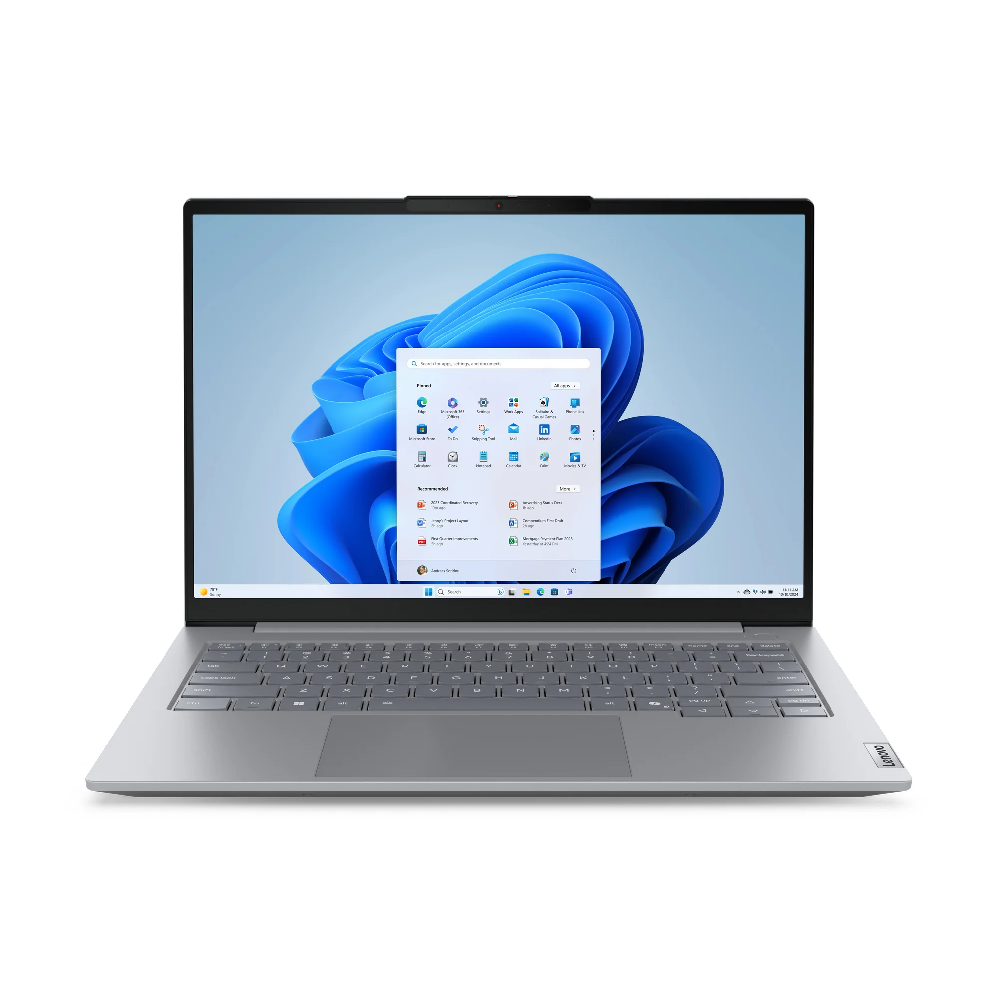Lenovo ThinkBook 14 G8 IAL Intel Core Ultra 5 135H Laptop 35,6 cm (14") WUXGA 16 GB DDR5-SDRAM 512 GB SSD Wi-Fi 6E (802.11ax) Windows 11 Pro Grau Deutsch