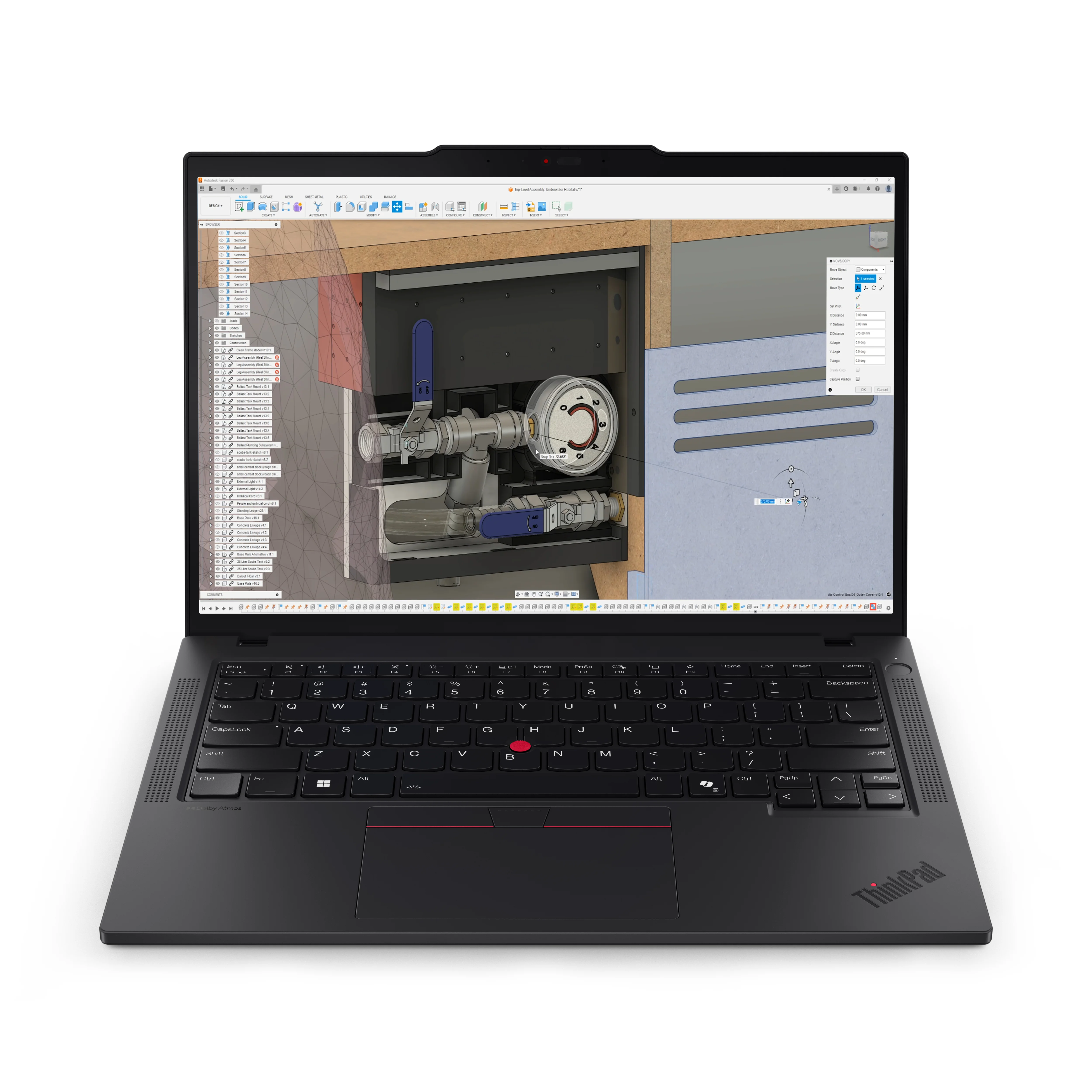 Lenovo ThinkPad P14s Gen 6 (AMD) Copilot+ PC AMD Ryzen AI 7 PRO 350 Mobiler Arbeitsplatz 35,6 cm (14") Touchscreen 2.8K 64 GB DDR5-SDRAM 1 TB SSD Wi-Fi 7 (802.11be) Windows 11 Pro Schwarz Deutsch