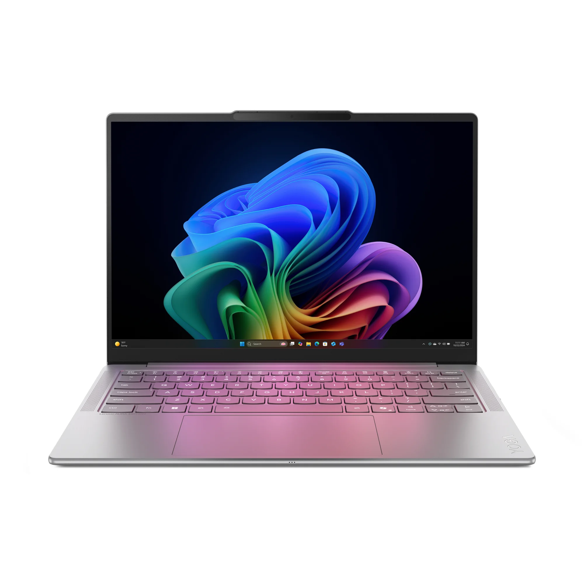 Lenovo Yoga Slim 7 14ILL10 Copilot+ PC Intel Core Ultra 5 226V Laptop 35,6 cm (14") WUXGA 16 GB LPDDR5x-SDRAM 512 GB SSD Wi-Fi 7 (802.11be) Windows 11 Home Grau Deutsch