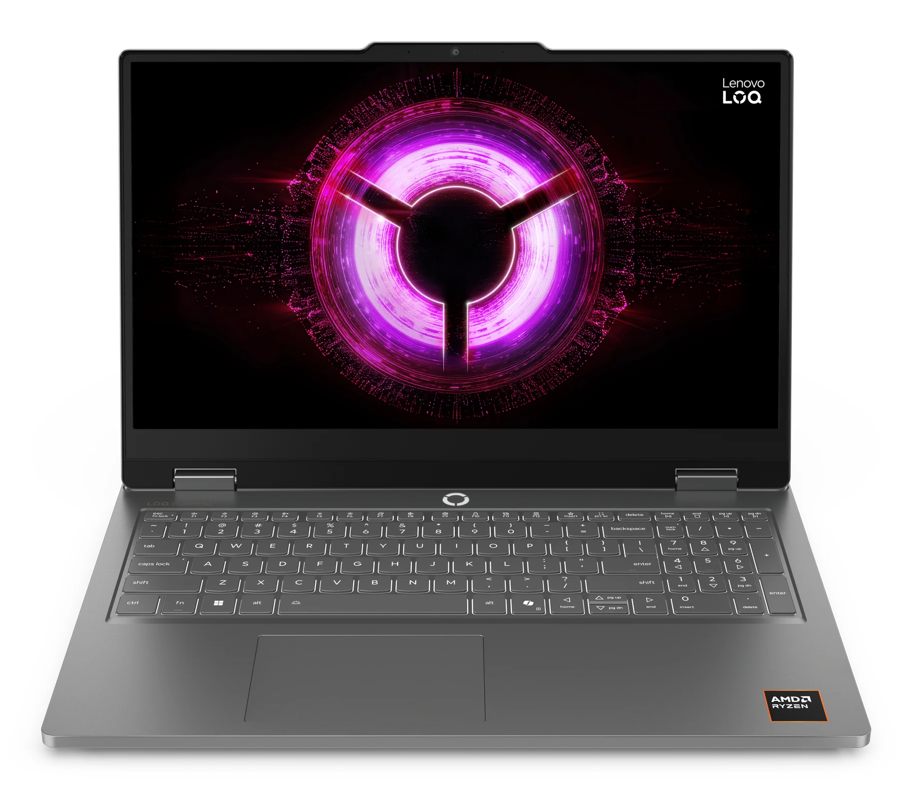 Lenovo LOQ Essential 15ARP11 AMD Ryzen™ 7 170 Laptop 39,6 cm (15.6") Full HD 16 GB DDR5-SDRAM 1 TB SSD NVIDIA GeForce RTX 5060 Wi-Fi 6 (802.11ax) Windows 11 Home Grau Deutsch