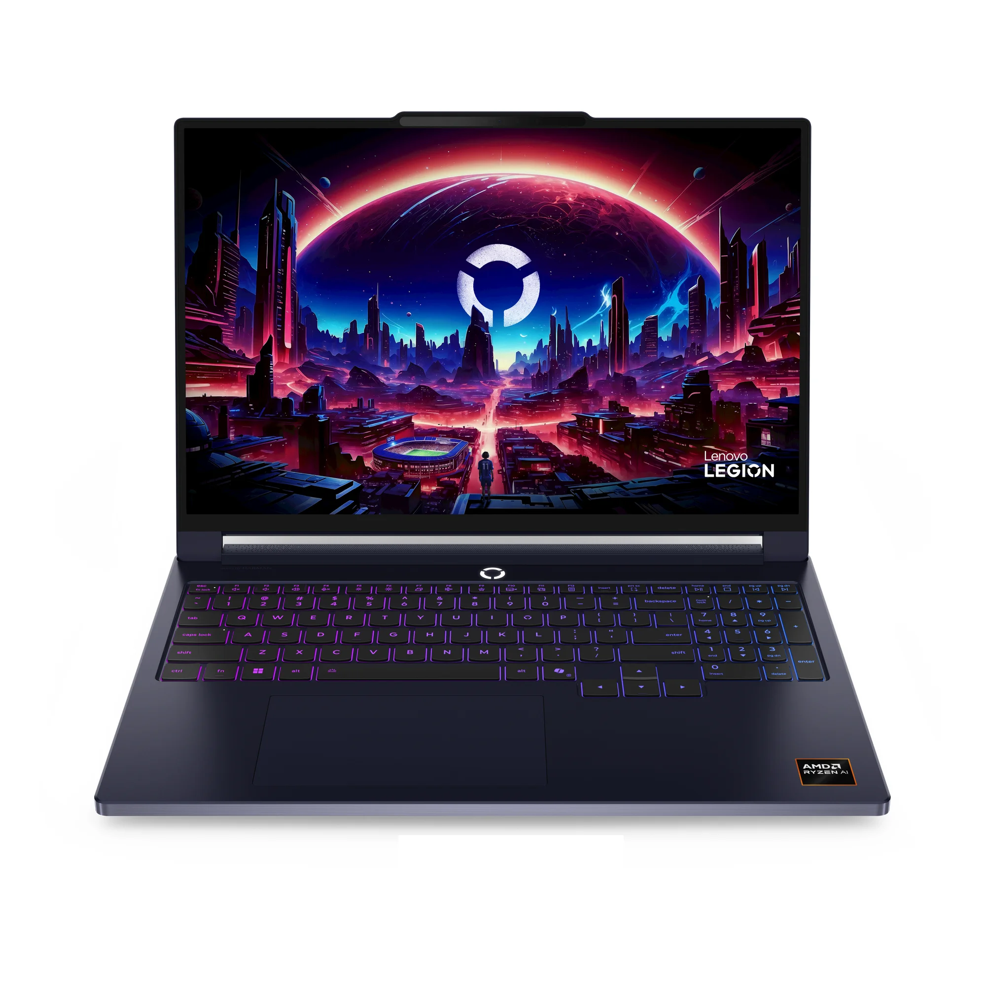 Lenovo Legion 7 16AGP11 Copilot+ PC AMD Ryzen AI 9 HX 470 Laptop 40,6 cm (16") WQXGA 32 GB LPDDR5x-SDRAM 1 TB SSD NVIDIA GeForce RTX 5060 Wi-Fi 7 (802.11be) Windows 11 Home Blau Deutsch