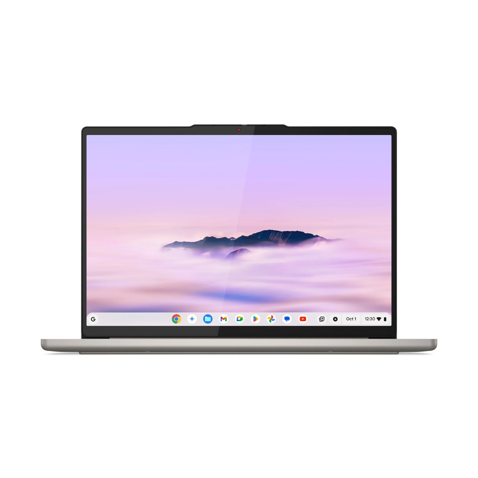 Lenovo Chrome 14M9610 MediaTek Kompanio 910 Laptop 35,6 cm (14") Touchscreen WUXGA 16 GB LPDDR5x-SDRAM 256 GB UFS Wi-Fi 7 (802.11be) ChromeOS Muschel (Farbe) Deutsch