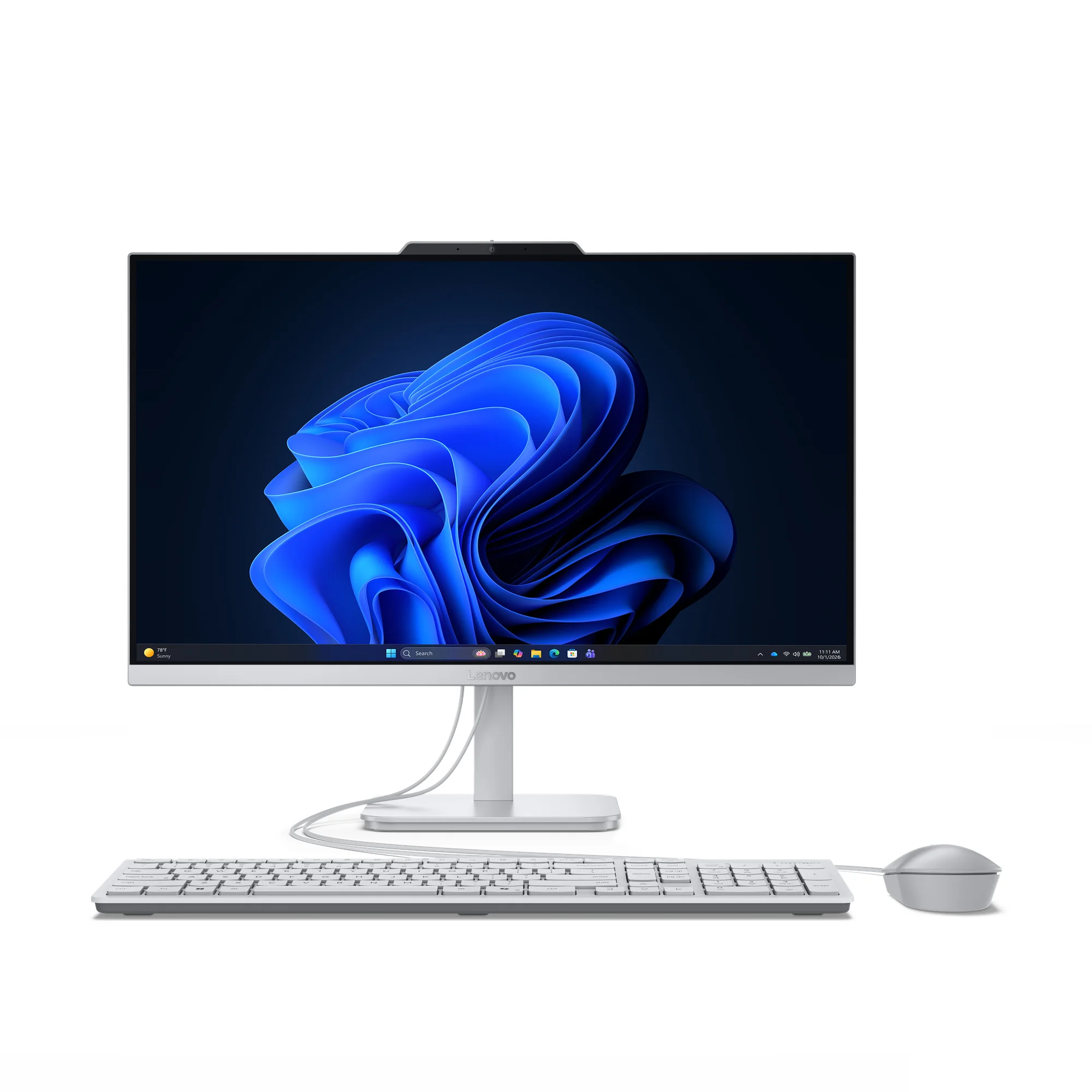 Lenovo A105 24 AMD Ryzen™ 5 40 60,5 cm (23.8") 1920 x 1080 Pixel All-in-One-PC 8 GB LPDDR5-SDRAM 512 GB SSD Windows 11 Home Wi-Fi 6 (802.11ax) Grau