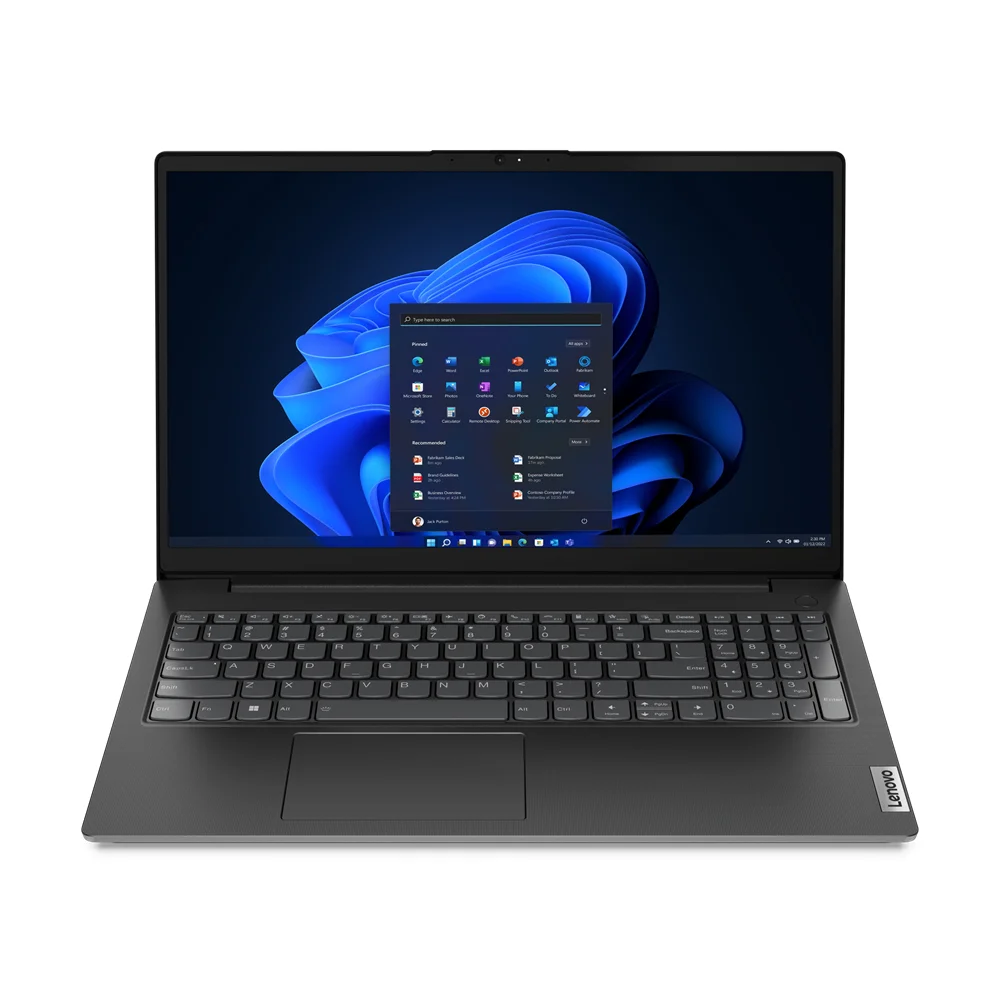 Lenovo V15 G4 ABP AMD Ryzen™ 7 5825U Laptop 39,6 cm (15.6") Full HD 8 GB DDR4-SDRAM 256 GB SSD Wi-Fi 6 (802.11ax) Windows 11 Pro Schwarz Deutsch