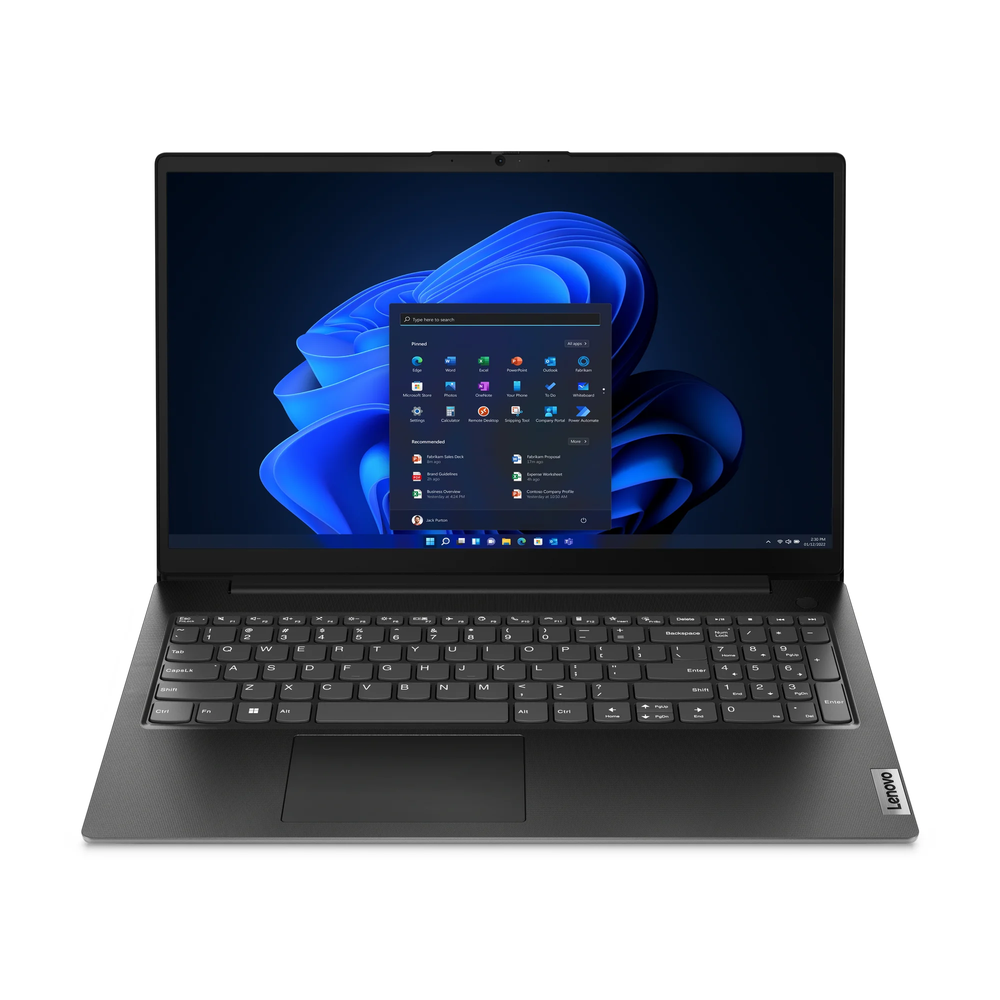 Lenovo V15 G4 AMN AMD Ryzen™ 5 7520U Laptop 39,6 cm (15.6") Full HD 16 GB LPDDR5-SDRAM 256 GB SSD Wi-Fi 6 (802.11ax) Windows 11 Pro Schwarz Deutsch