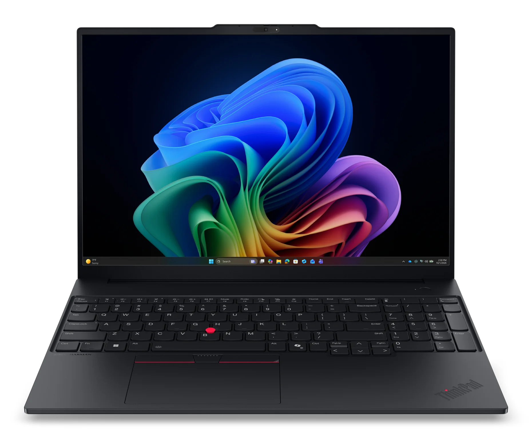 Lenovo ThinkPad E16 Gen 4 (AMD) Copilot+ PC AMD Ryzen AI 5 330 Laptop 40,6 cm (16") WUXGA 32 GB DDR5-SDRAM 512 GB SSD Wi-Fi 7 (802.11be) Windows 11 Pro Schwarz Deutsch