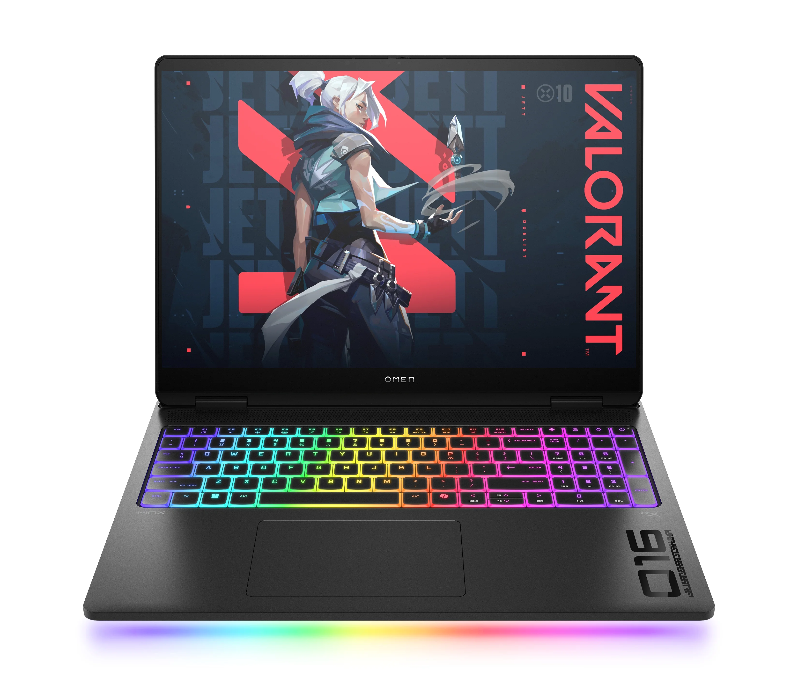 HP OMEN MAX Gaming 16-ah0495ng Intel Core Ultra 9 275HX Laptop 40,6 cm (16") WQXGA 32 GB DDR5-SDRAM 2 TB SSD NVIDIA GeForce RTX 5080 Wi-Fi 7 (802.11be) Windows 11 Home AI PC Schwarz