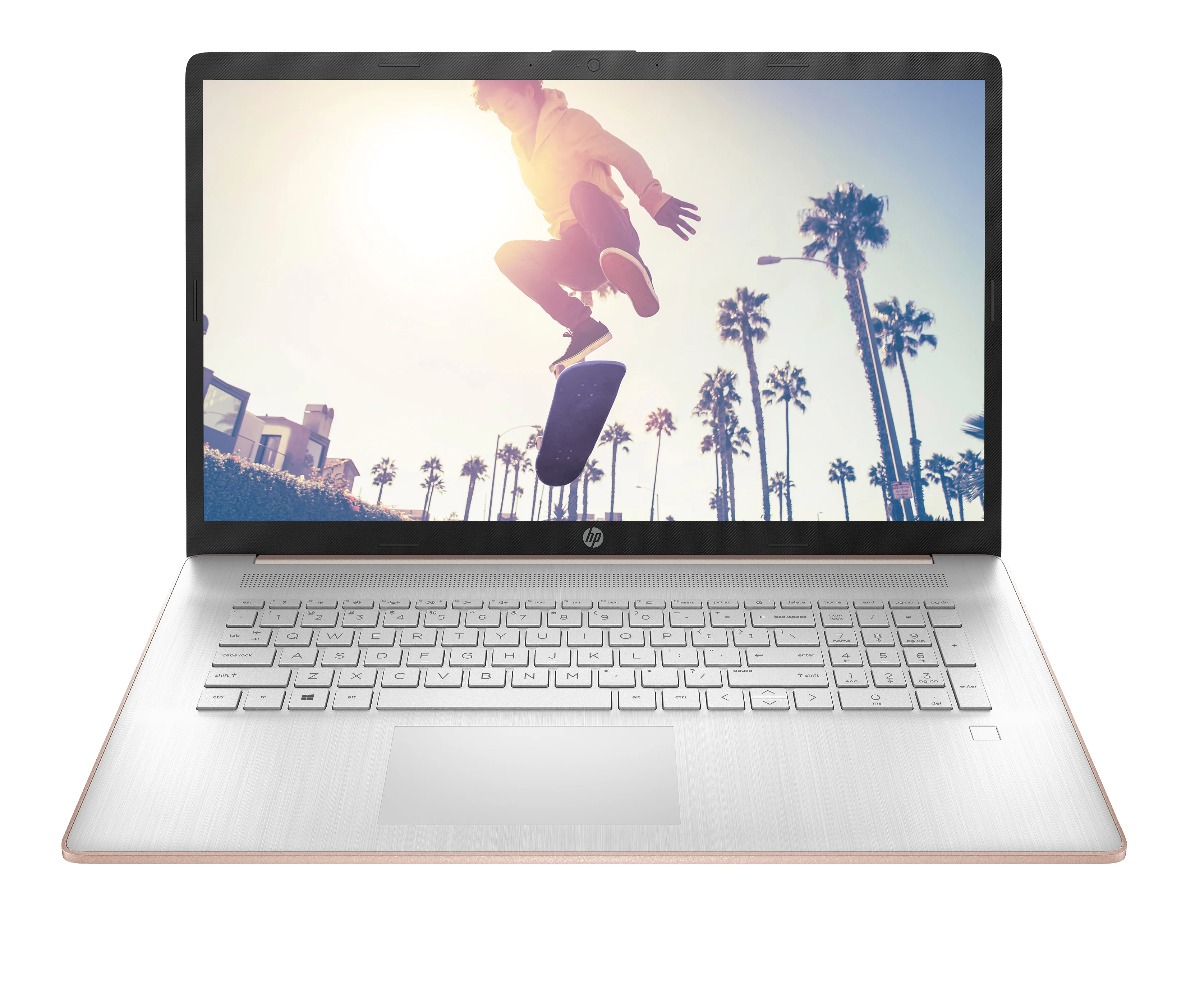 HP 17-cn0312ng Intel® Celeron® N4500 Laptop 43,9 cm (17.3") HD+ 8 GB DDR4-SDRAM 512 GB SSD Wi-Fi 5 (802.11ac) Windows 11 Home Silber