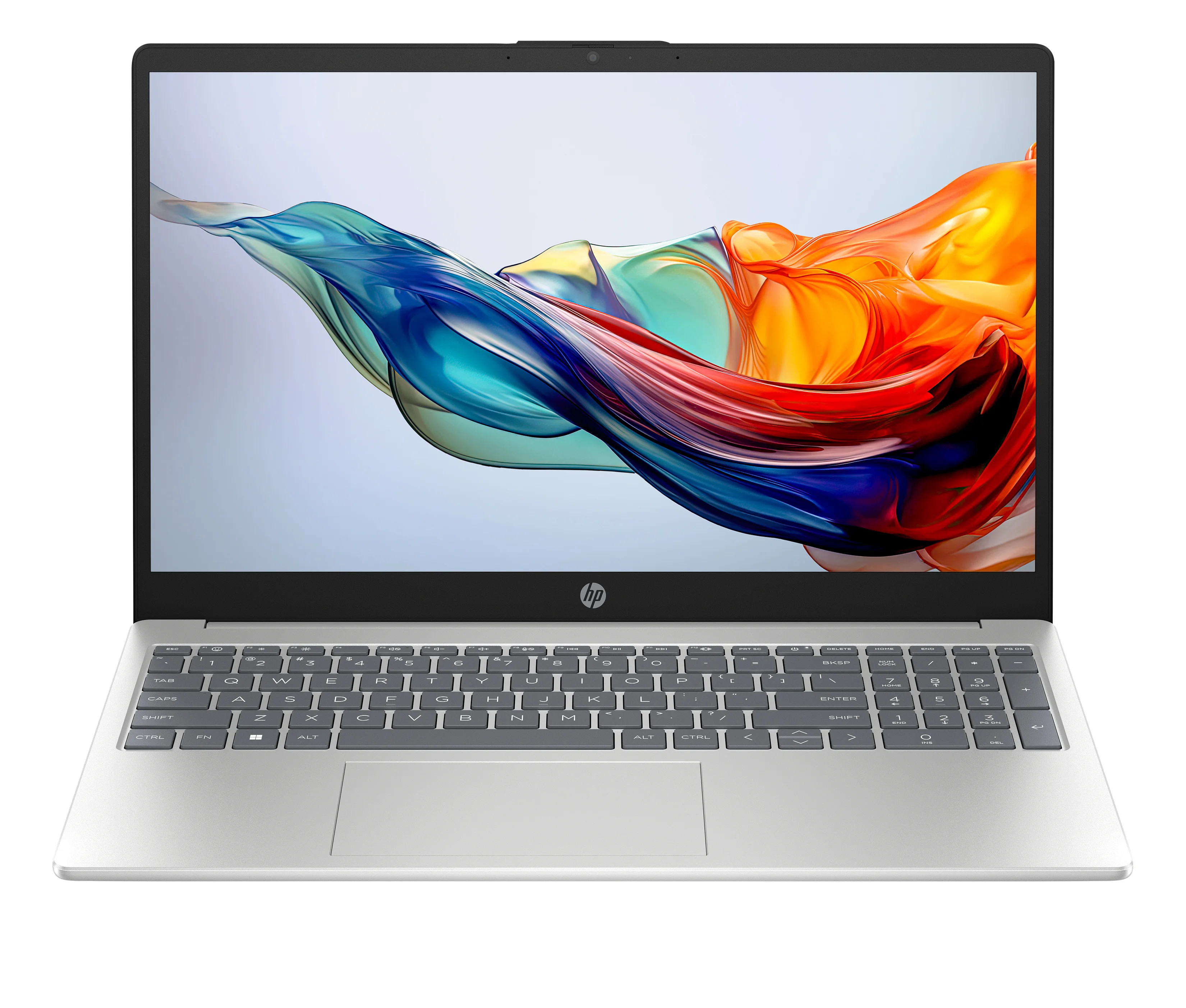 HP 15-fc0290ng AMD Ryzen™ 7 5825U Laptop 39,6 cm (15.6") Full HD 16 GB DDR4-SDRAM 512 GB SSD Wi-Fi 6 (802.11ax) FreeDOS Silber