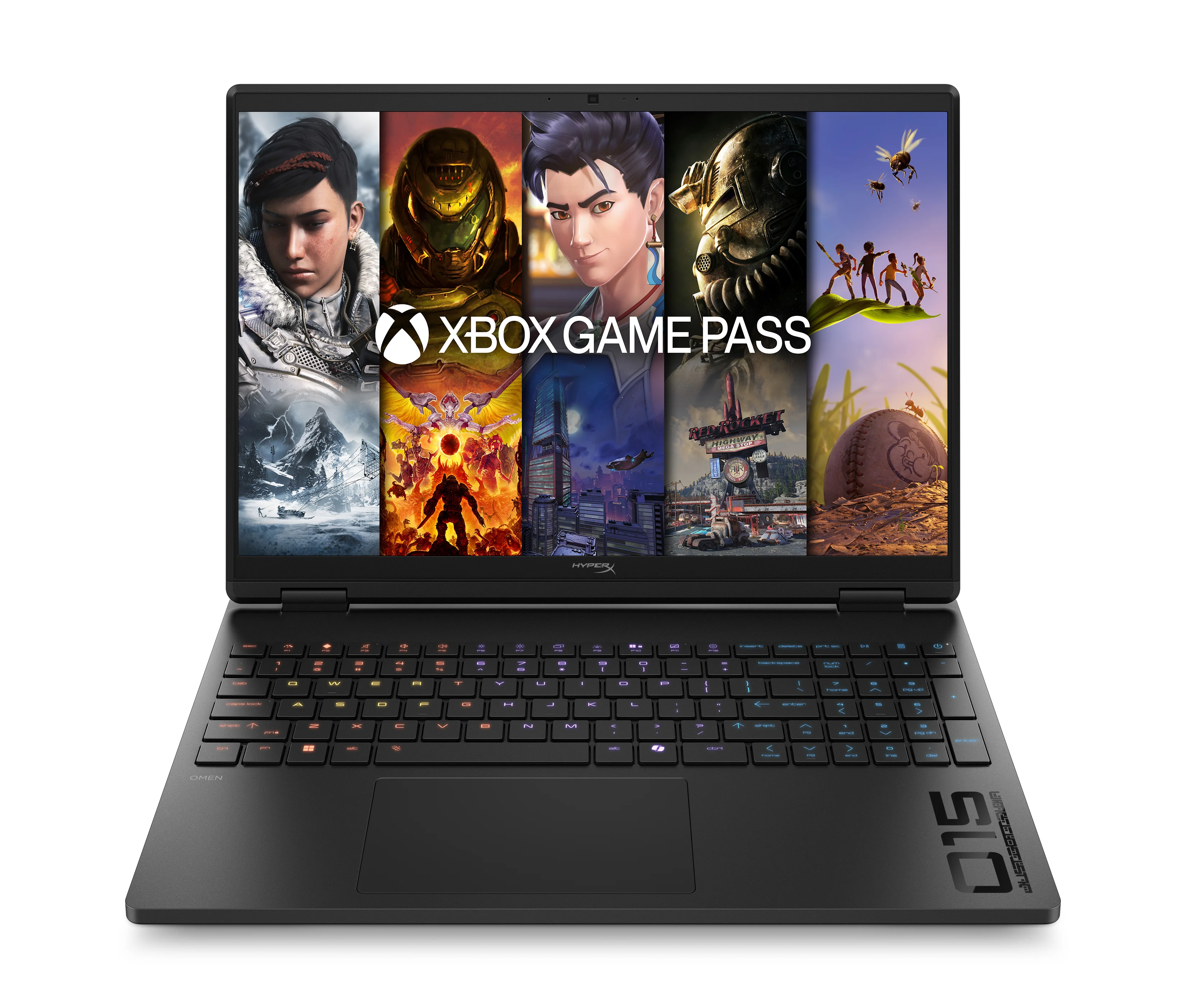 HyperX OMEN 15-ga0150ng Intel® Core™ i5 i5-14450HX Laptop 38,9 cm (15.3") 2K 16 GB DDR5-SDRAM 1 TB SSD NVIDIA GeForce RTX 5060 Wi-Fi 6 (802.11ax) Windows 11 Home Schwarz