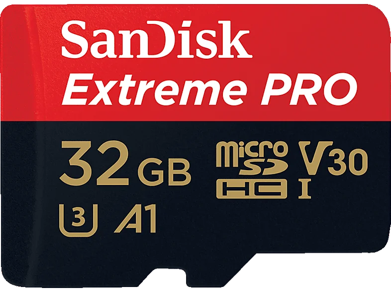 SANDISK Extreme PRO® UHS-I-Karte, Micro-SDHC Speicherkarte, 32 GB, 100 MB/s