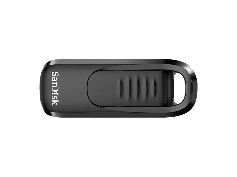 SANDISK Ultra® Slider USB-Type-C™ USB Stick, 128 GB, 400 MB/s, Schwarz