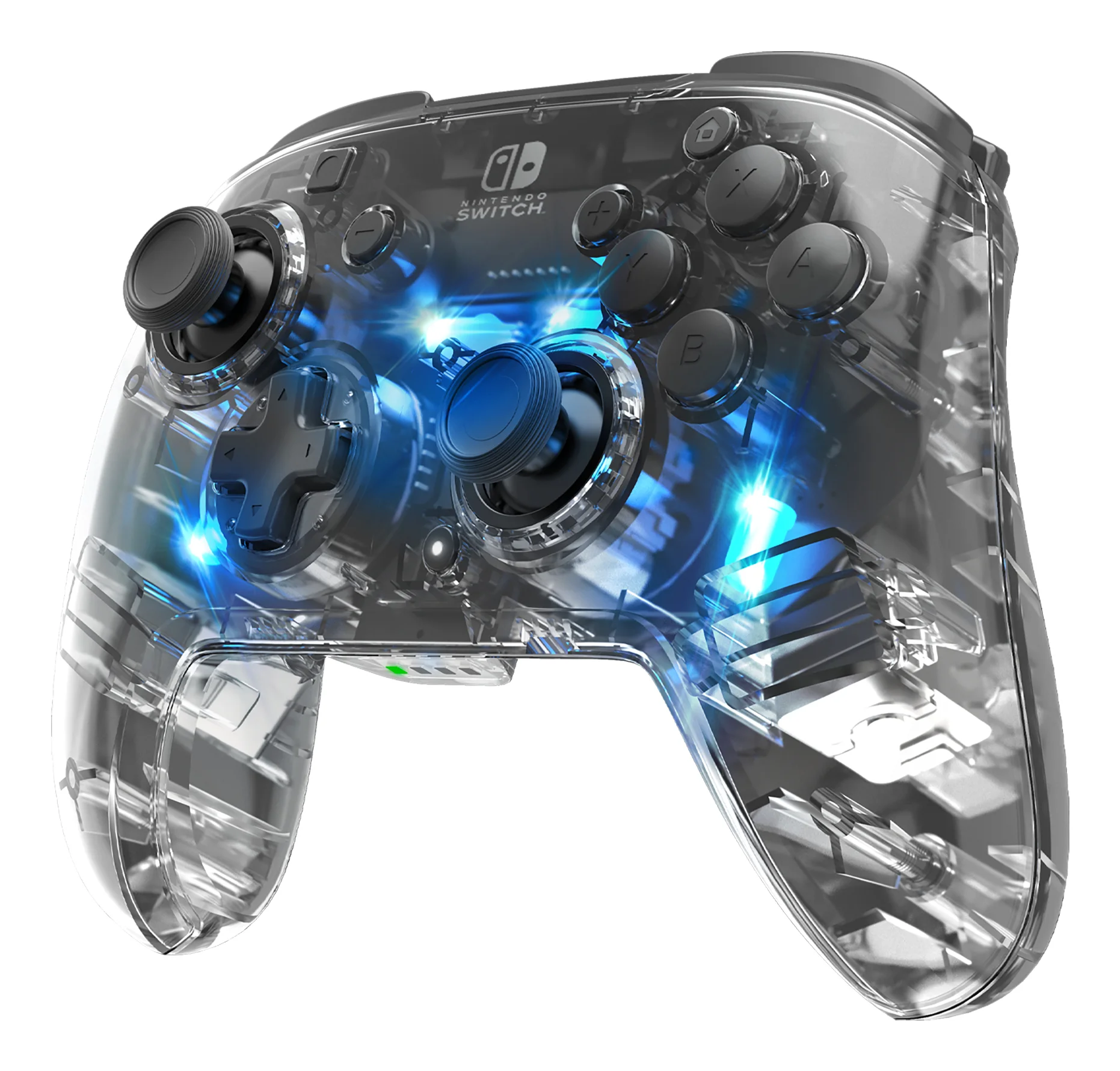 PDP Afterglow Schwarz, Transparent Gamepad Analog / Digital Nintendo Switch, Nintendo Switch Lite, Nintendo Switch OLED