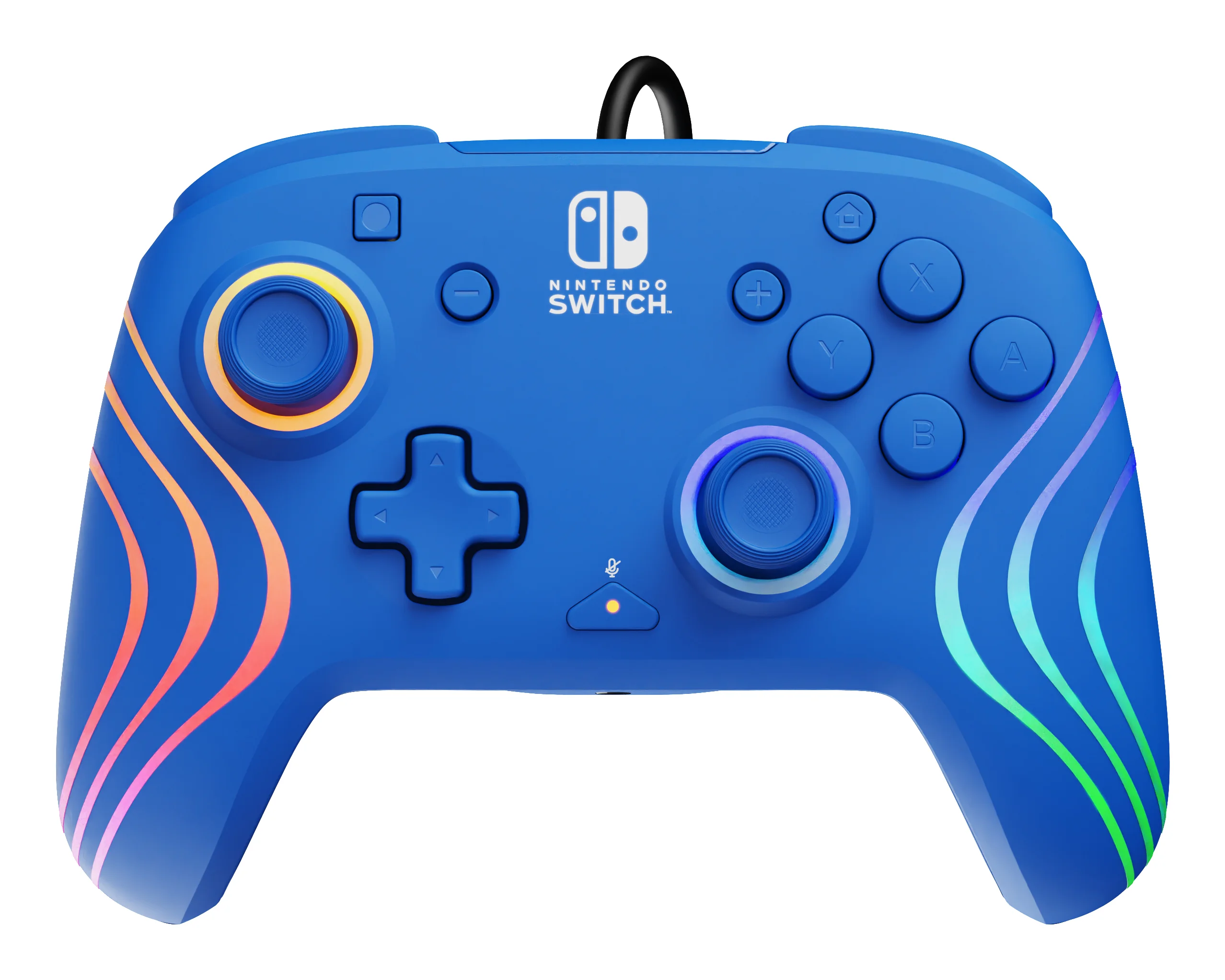 PDP Afterglow Wave Blau USB Gamepad Analog / Digital Nintendo Switch, Nintendo Switch OLED