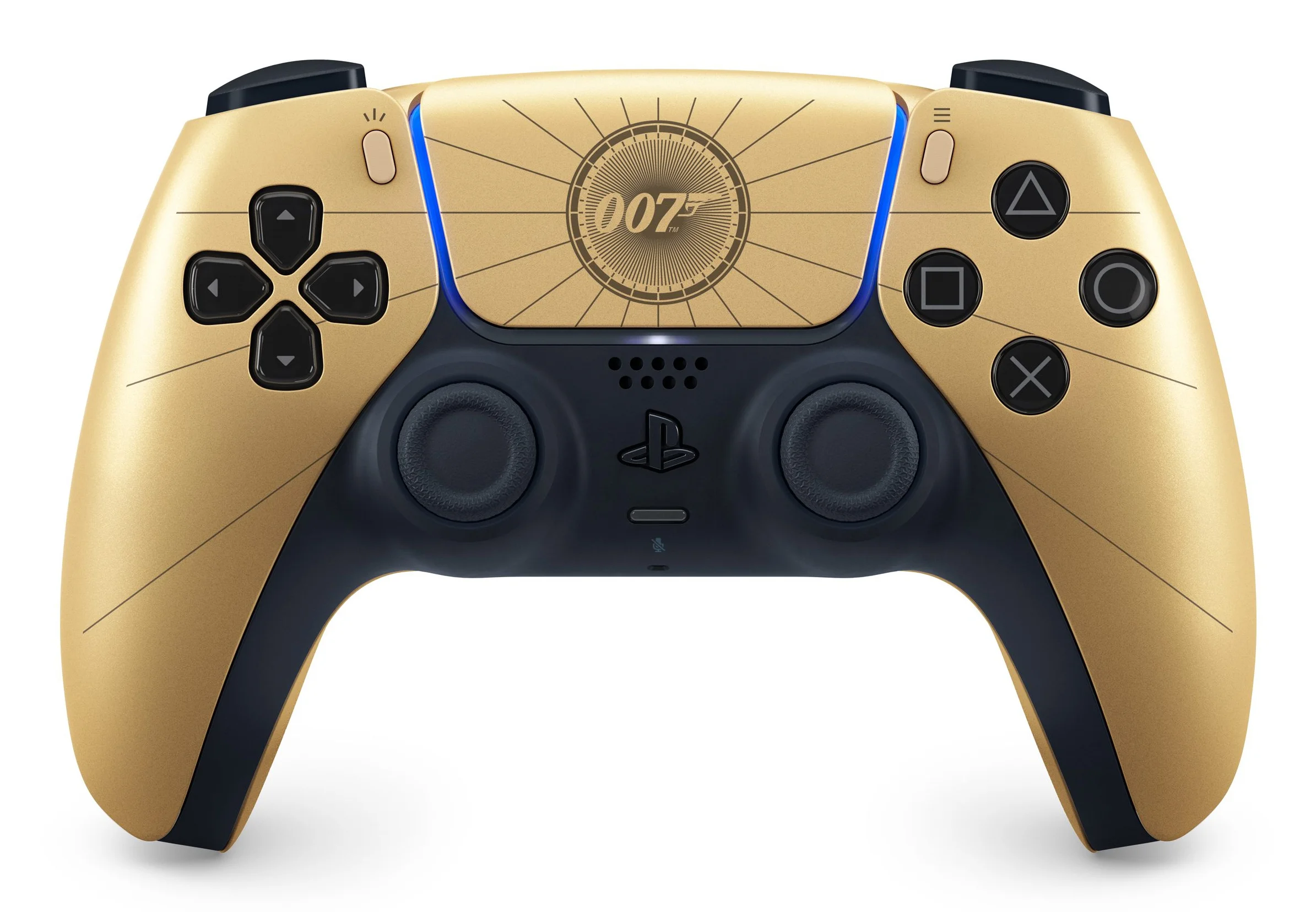 Sony Interactive Entertainment DualSense Wireless Controller – 007 First Light Limited Edition Schwarz, Gold Bluetooth/USB Gamepad Analog / Digital PlayStation 5, Android, MAC, PC, iOS