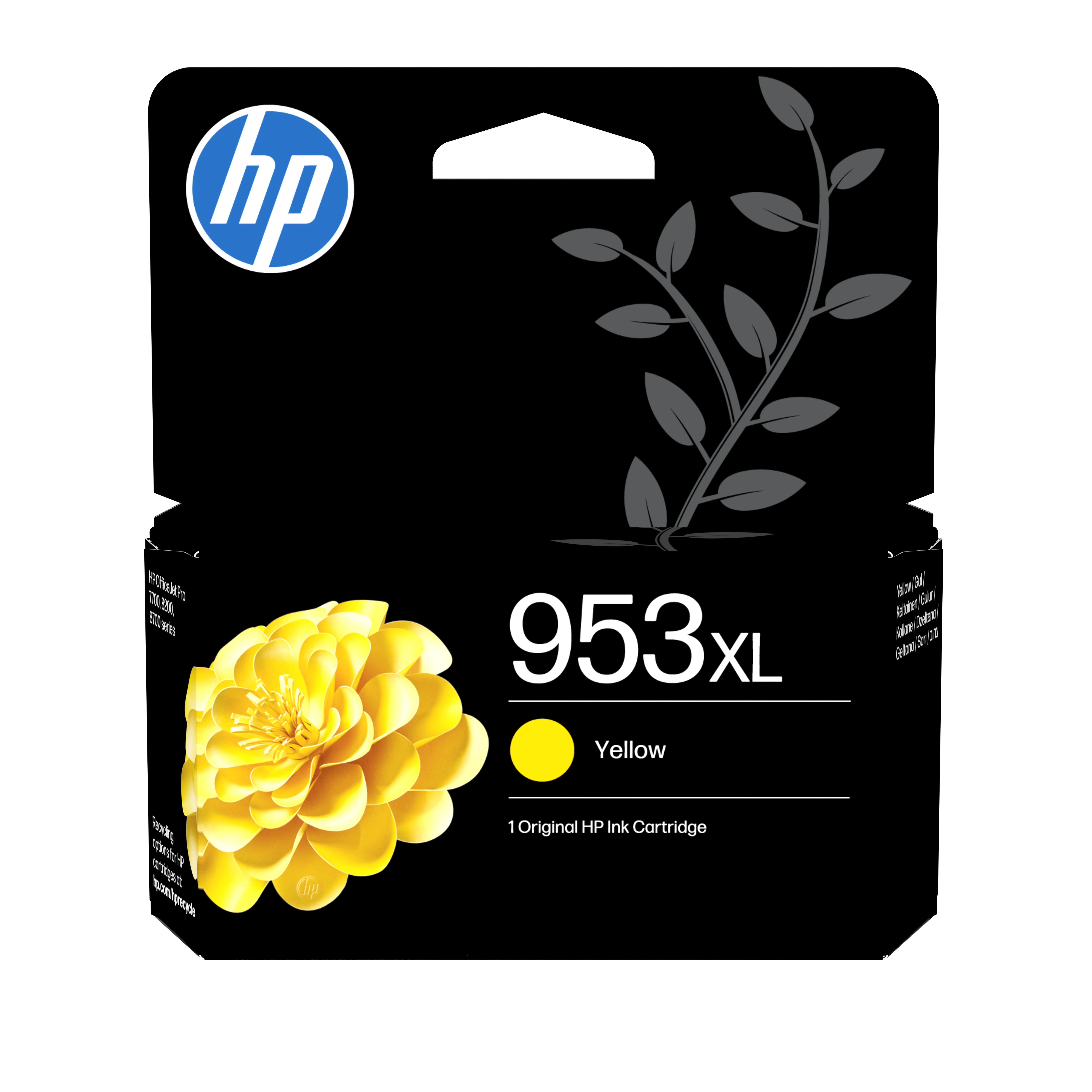 HP 953XL Gelb Original Tintenpatrone mit hoher Reichweite
