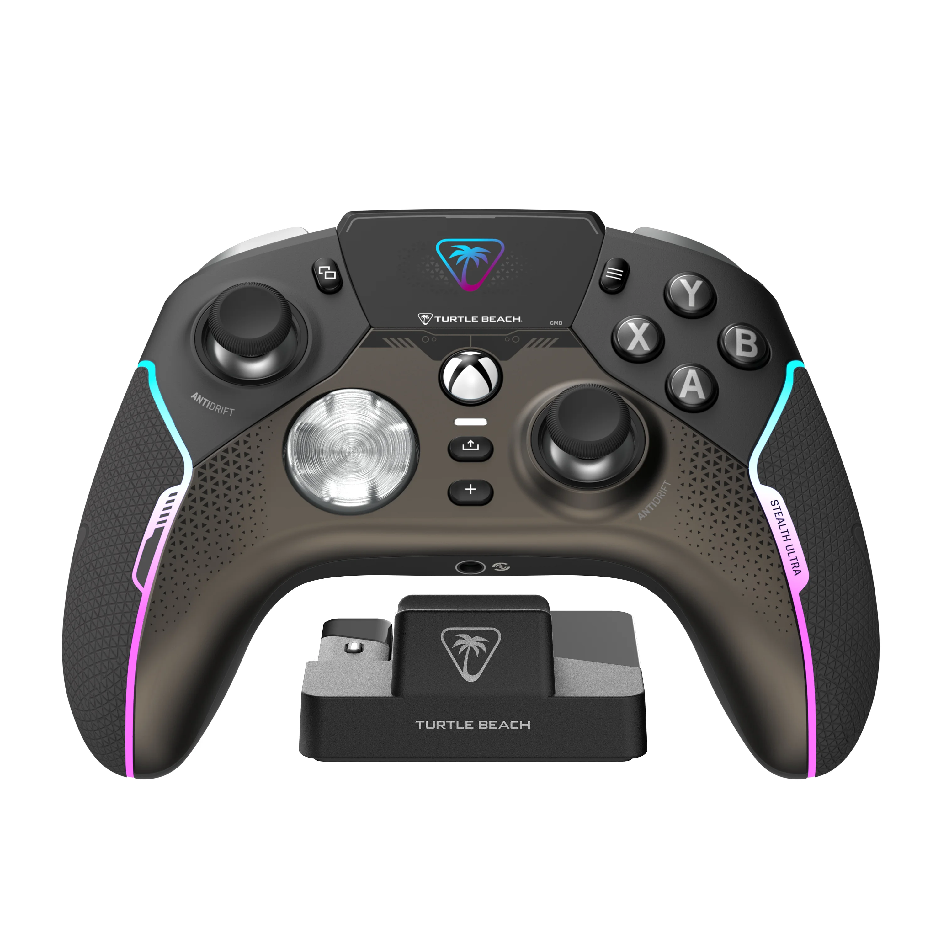 Turtle Beach Stealth Ultra Wireless Hochleistungs-Gaming-Controller mit Schnellladedock, Anpassbare Trigger-Stop und Befehlsanzeige für Xbox Series X|S, Xbox One und PC [Offiziell Lizenziert für Xbox]