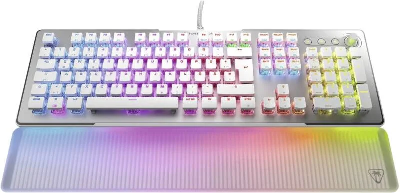 Turtle Beach Vulcan II Max Tastatur Gaming USB Deutsch Weiß