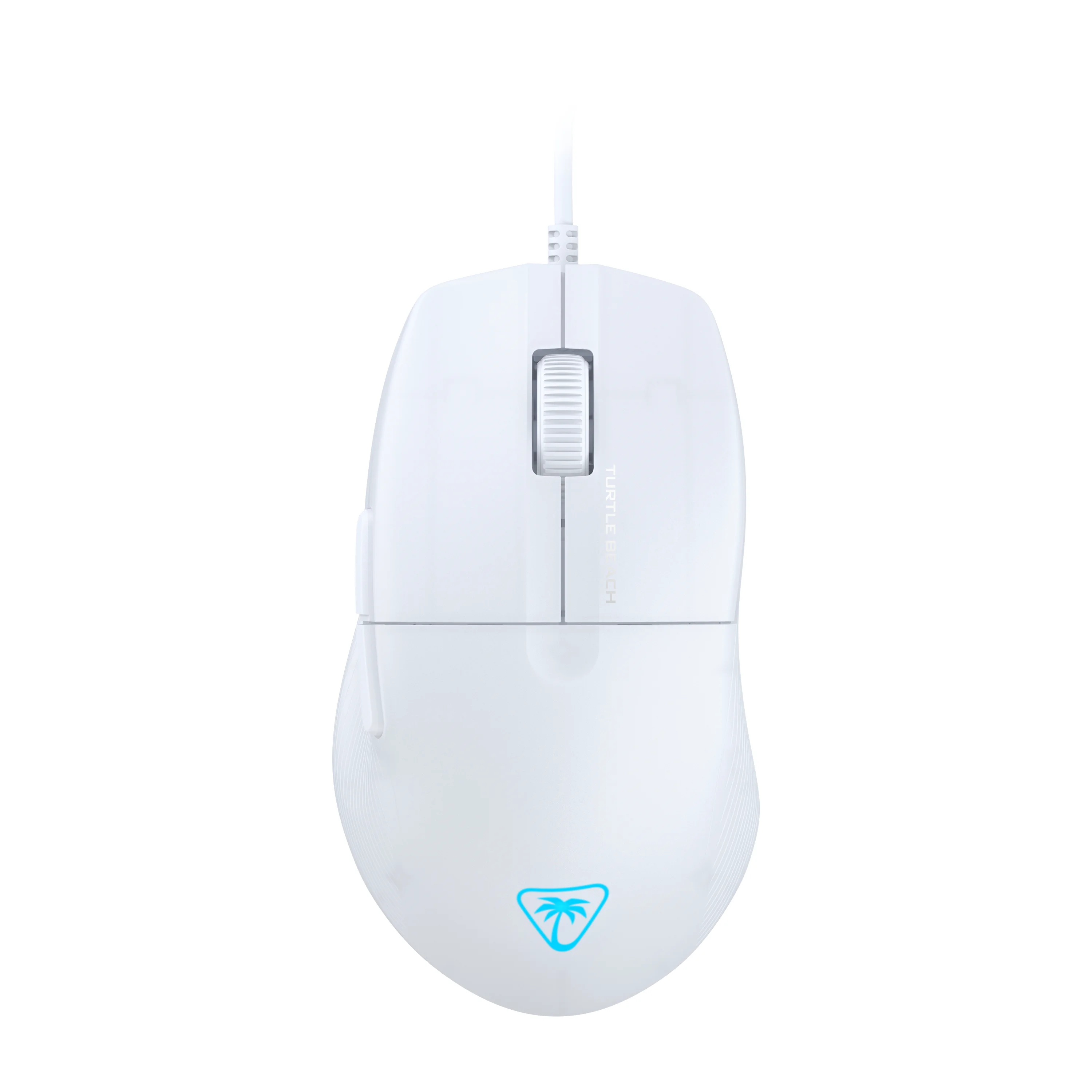 Turtle Beach Pure SEL – Ultraleichte, ergonomische RGB-Gaming-Maus, optischer 8K DPI-Sensor, mechanische Schalter, PTFE-Gleitelemente, RGB-Beleuchtung - Weiß