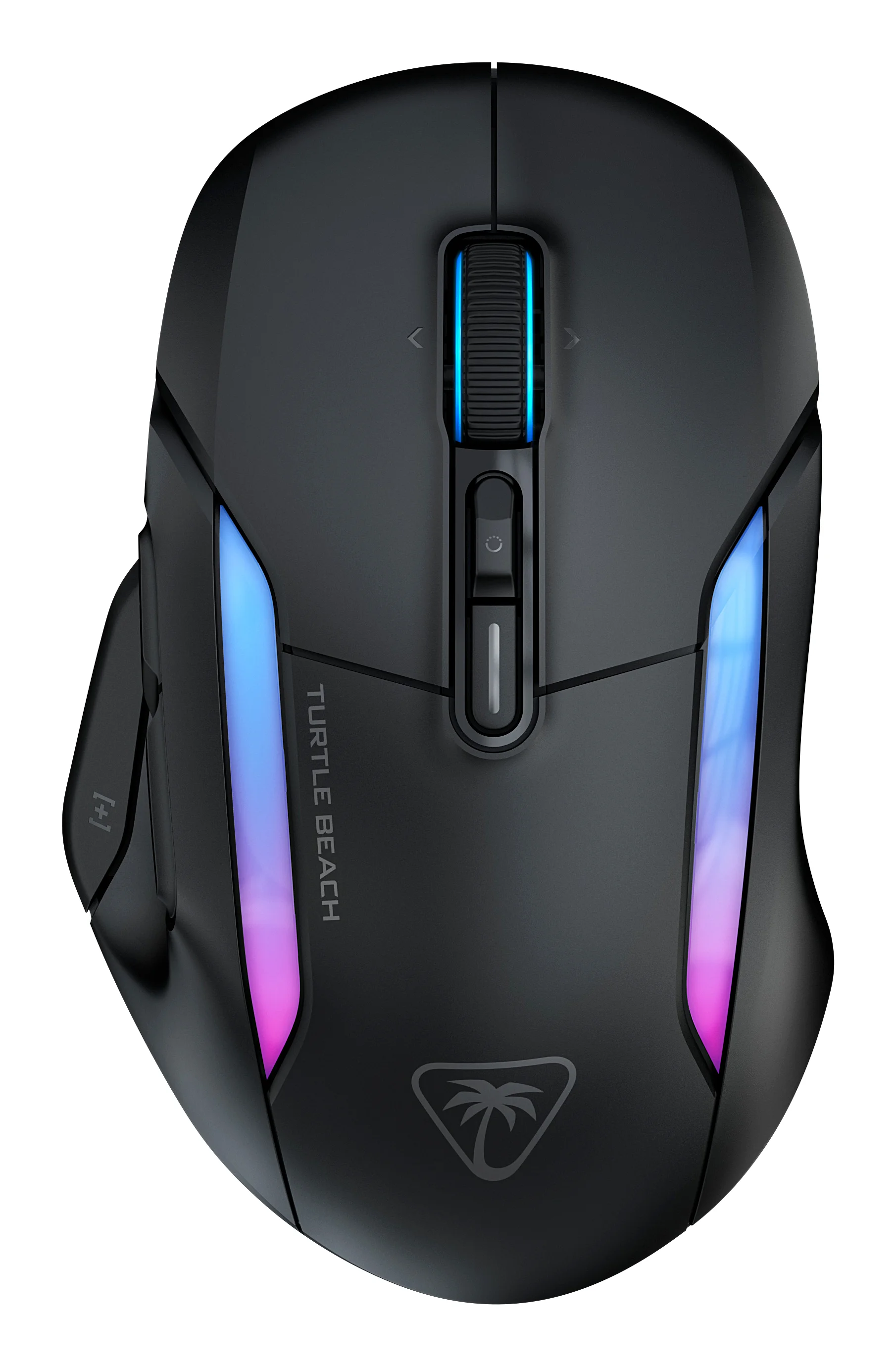 Turtle Beach Kone II Air – Kabellose, ergonomische RGB-Gaming-Maus, 350-Stunden-Akku, optischer 26K DPI Sensor, 21 programmierbare Funktionen, 4D-Free-Spin-Scroll-Rad, Schwarz